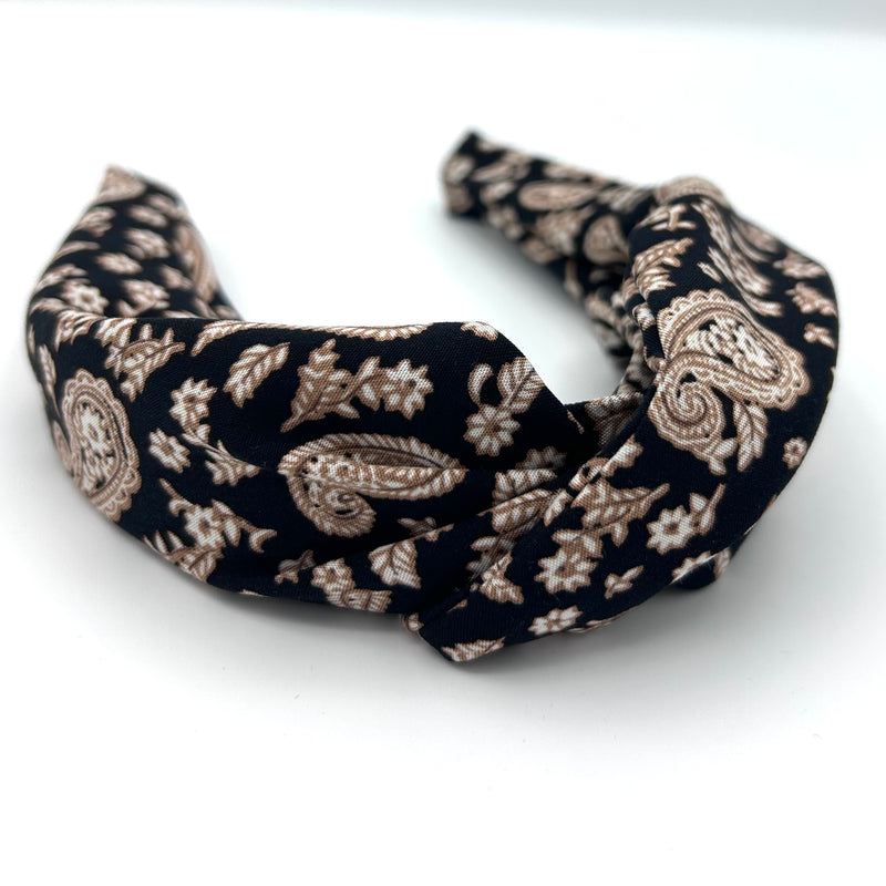 Fritzi - Vintage Paisley Schwarz