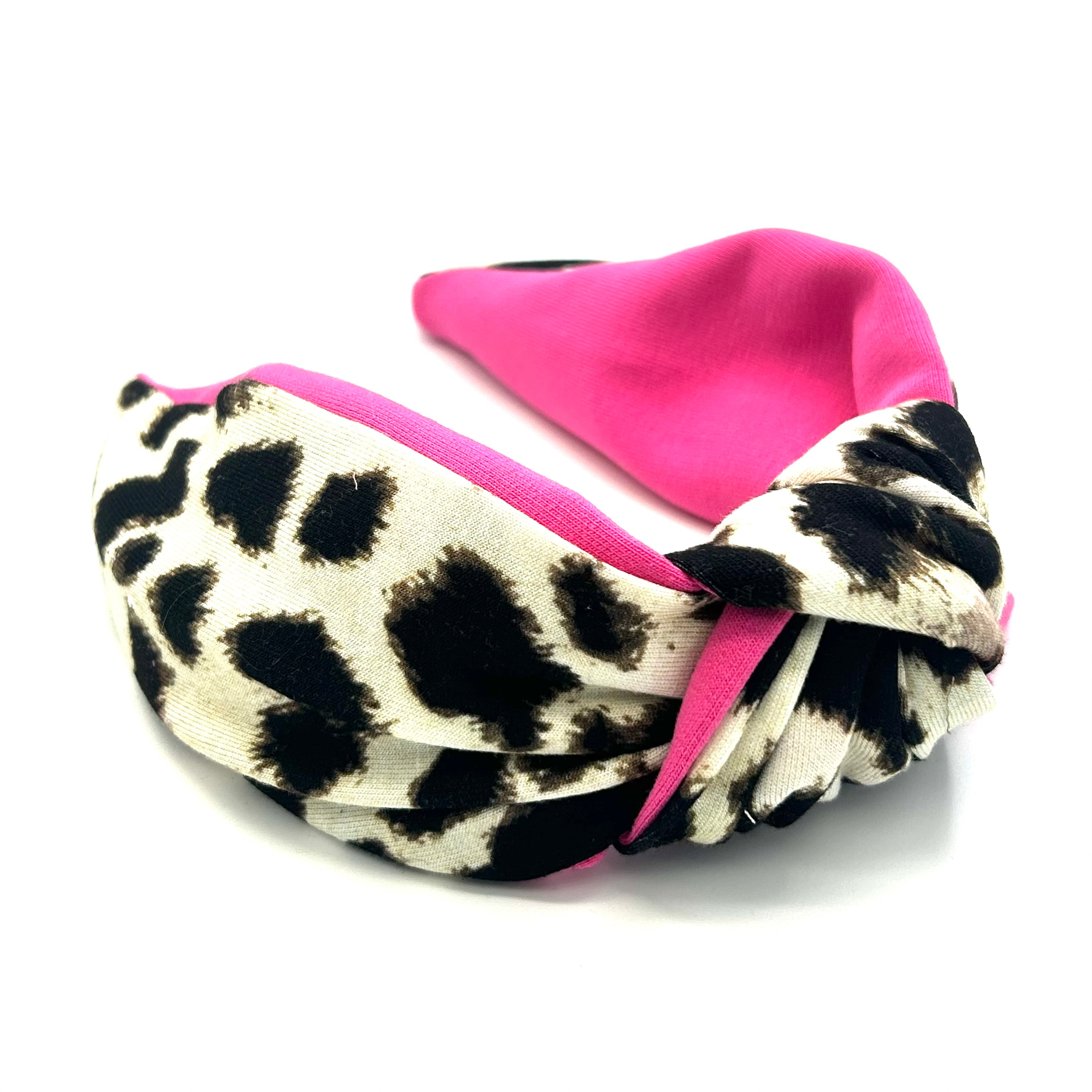Frieda - oh leo pink Haarreif Knoten