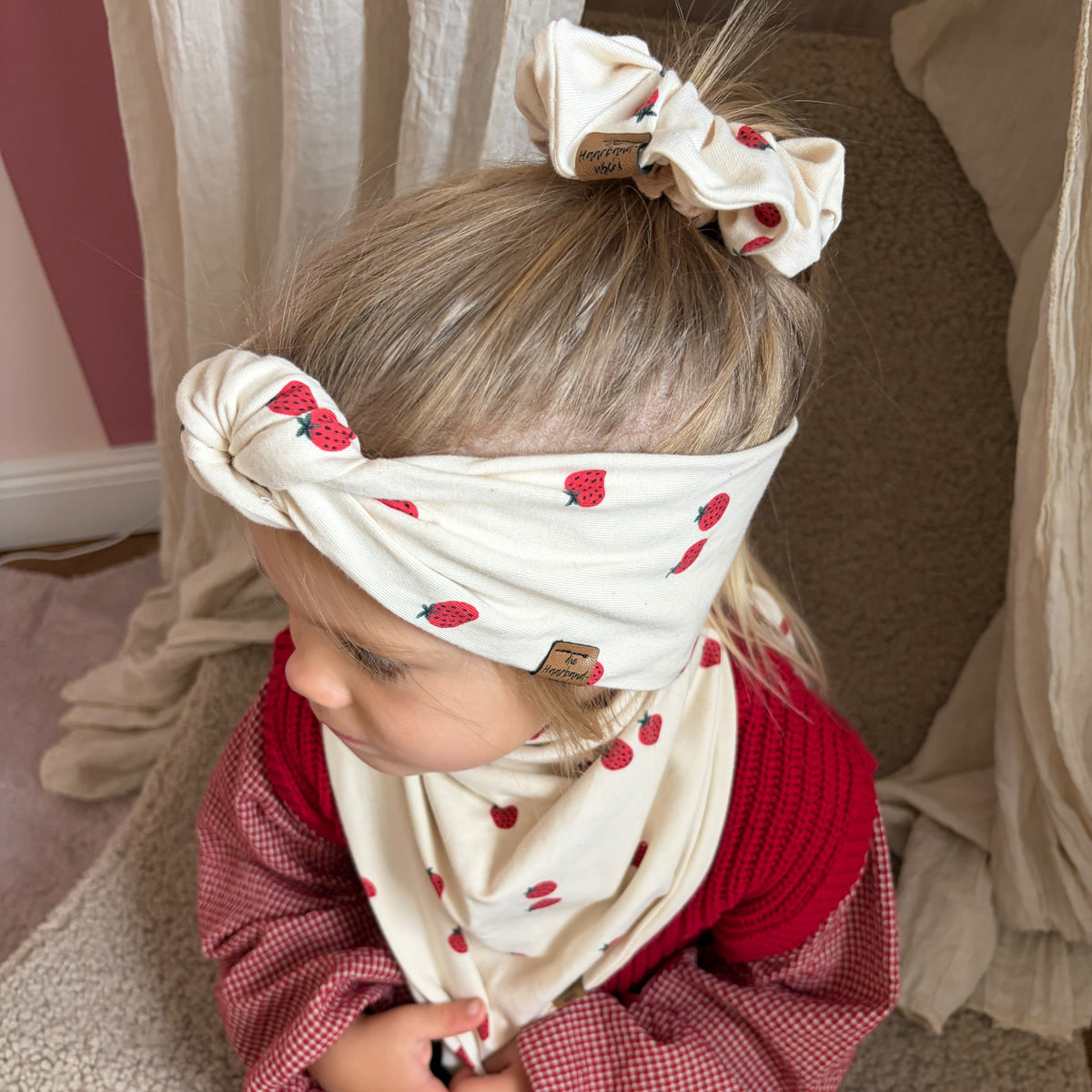 Scrunchie – Erdbeeren