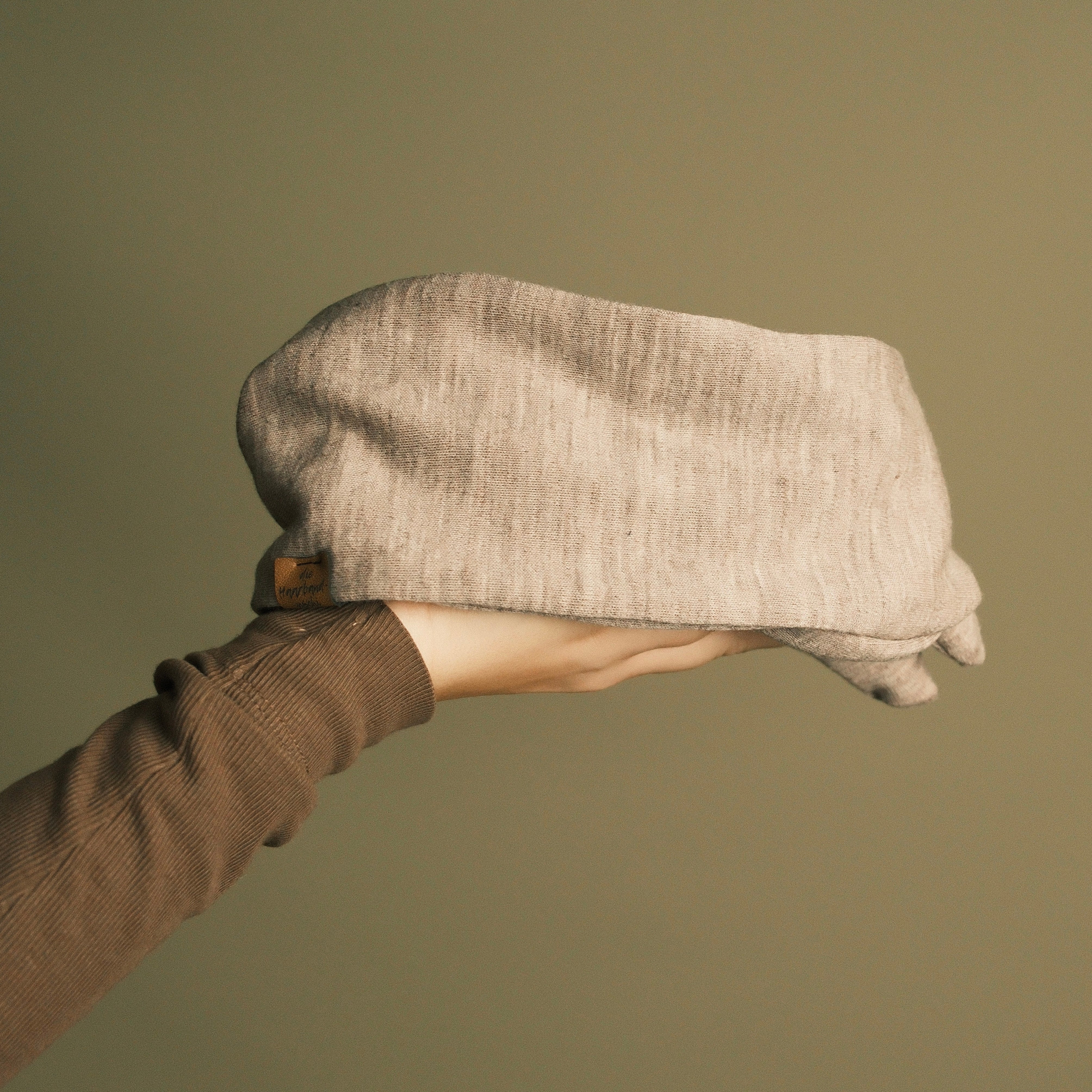 Drahthaarband breit - Warm Hellbraun