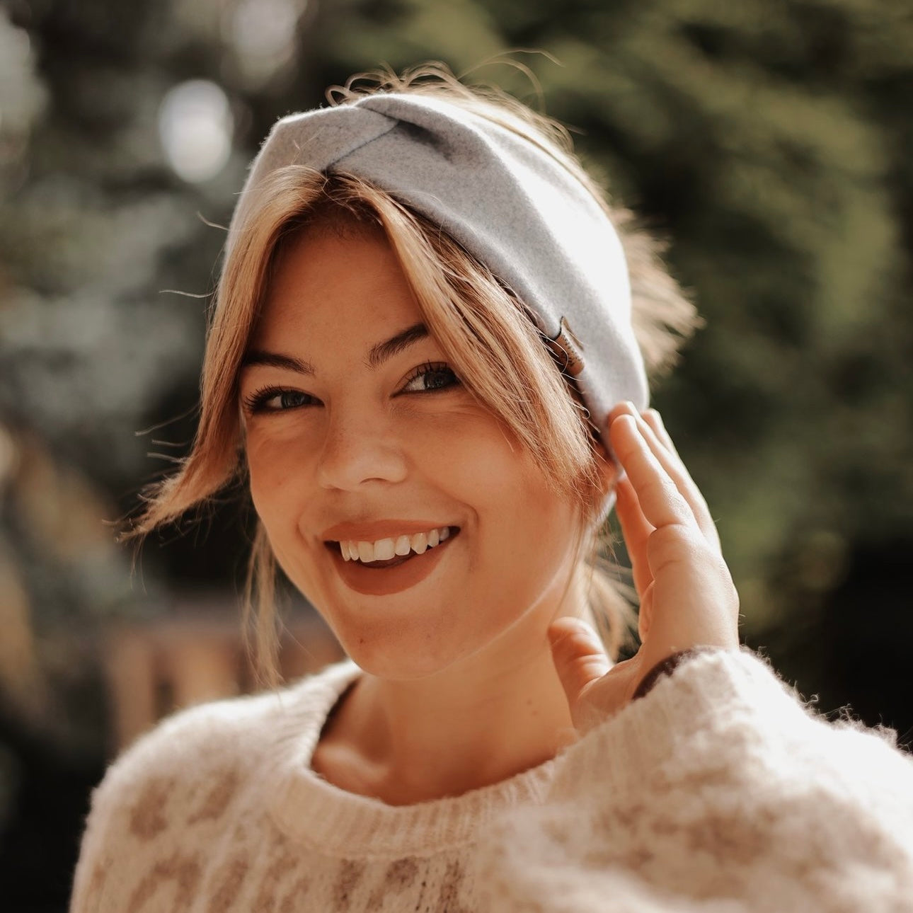 Basic Haarband - Hellblau