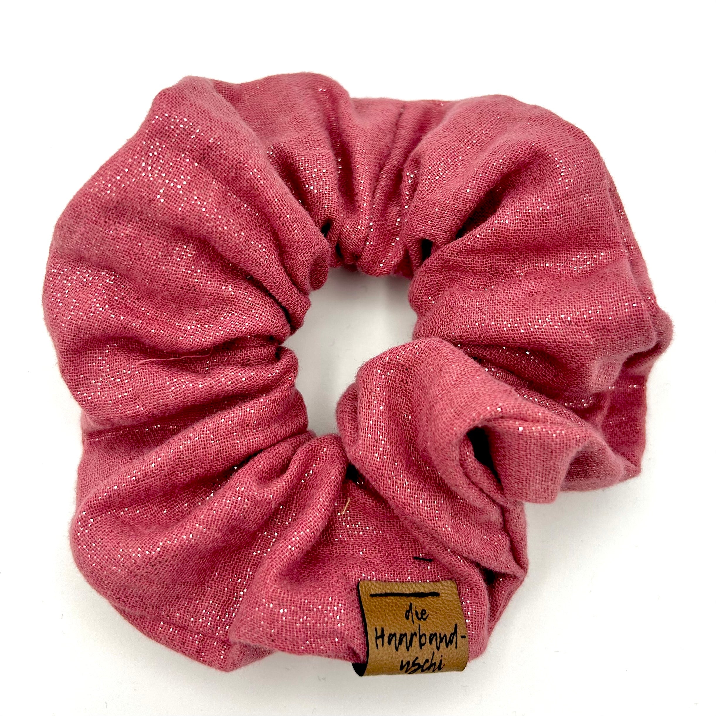 Scrunchie Glitzer rosa