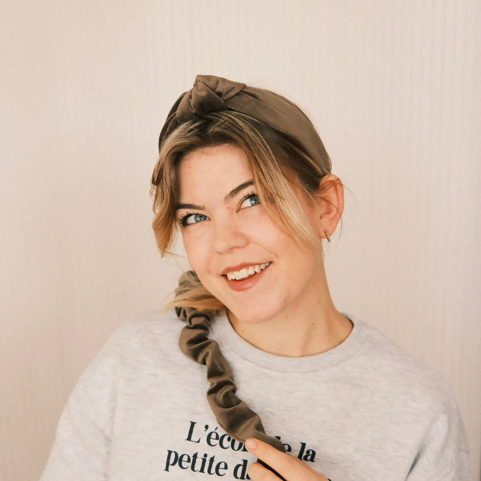 Leyla - Samt Dusty Olive