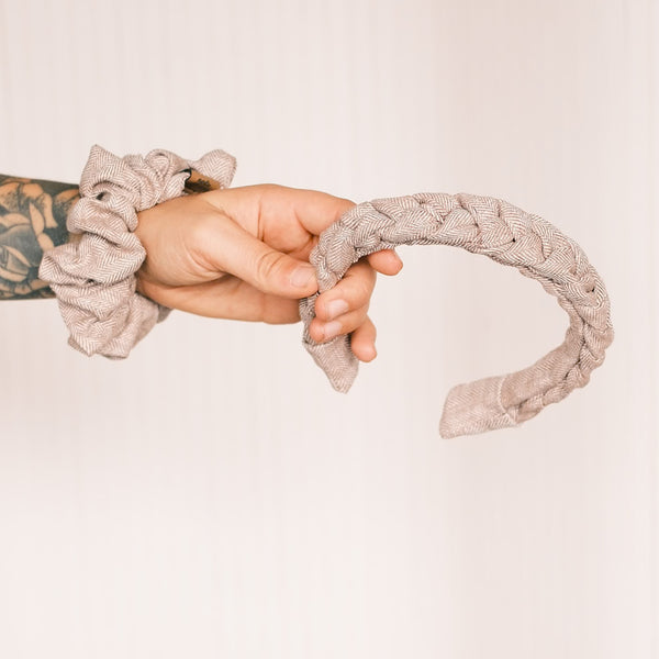 Luise - Fischgräten Beige