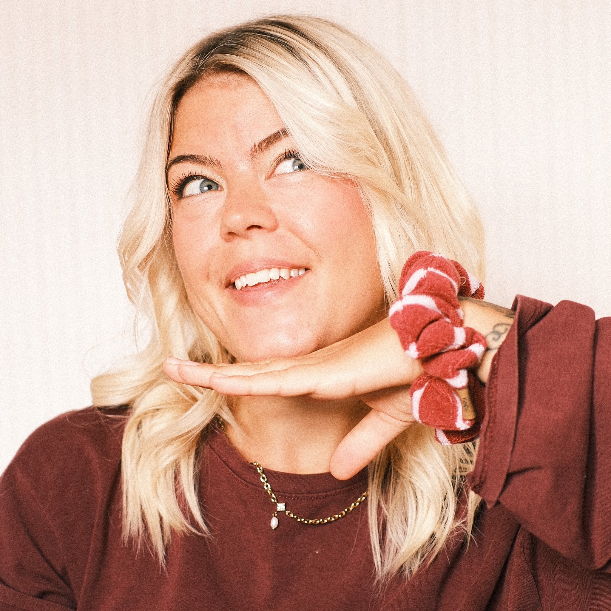 Scrunchie – Frottee Beere