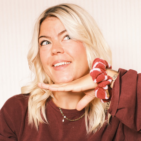 Scrunchie - Frottee Beere