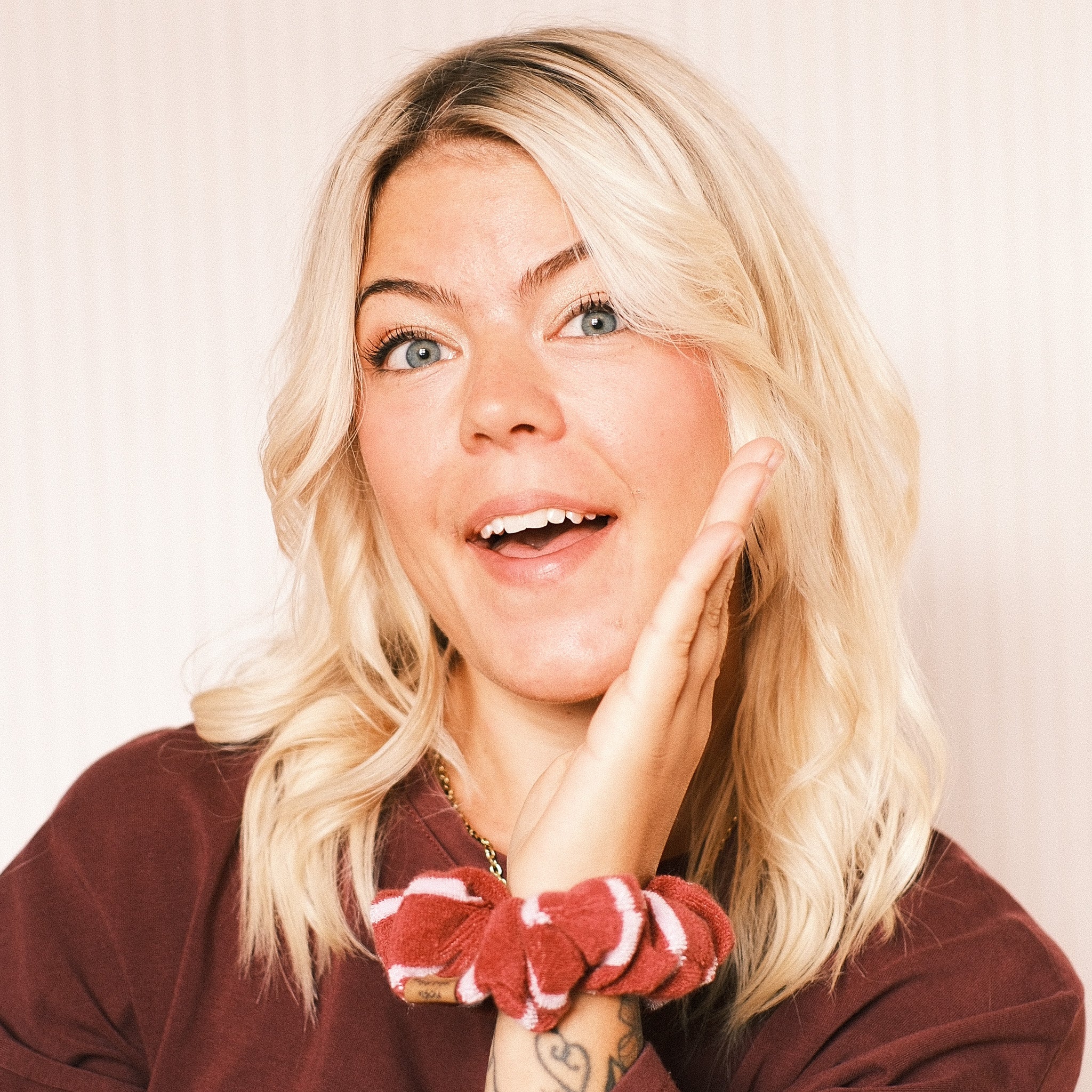 Scrunchie – Frottee Beere