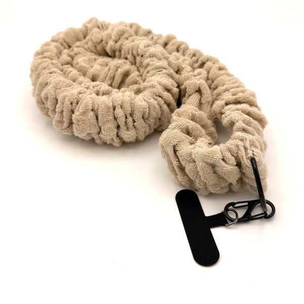 Handykette - Frottee Leo Beige