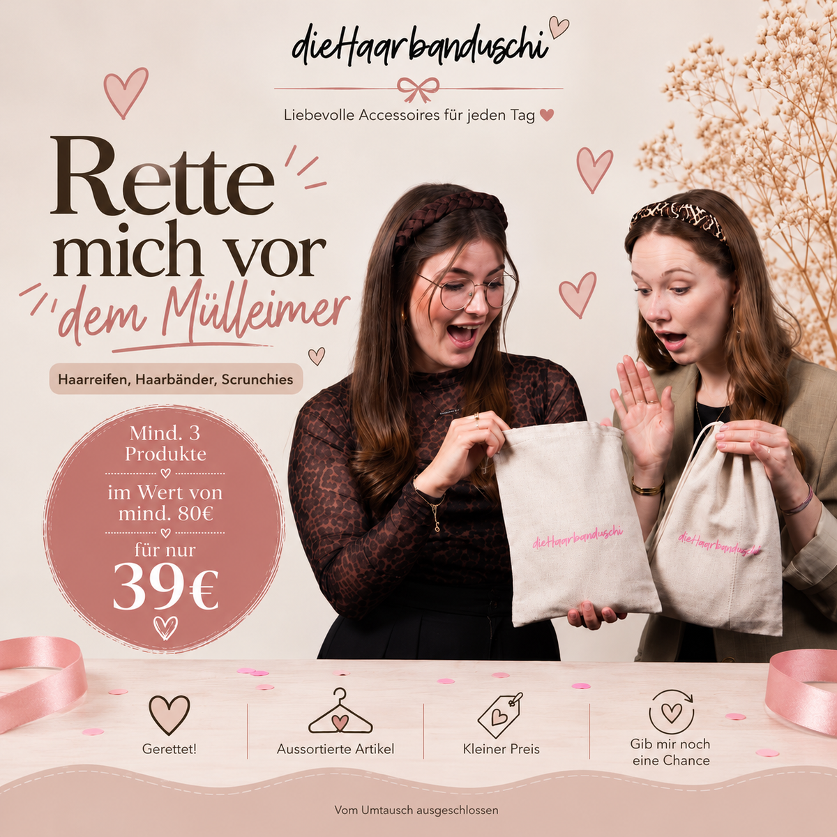RETTE MICH Beutel