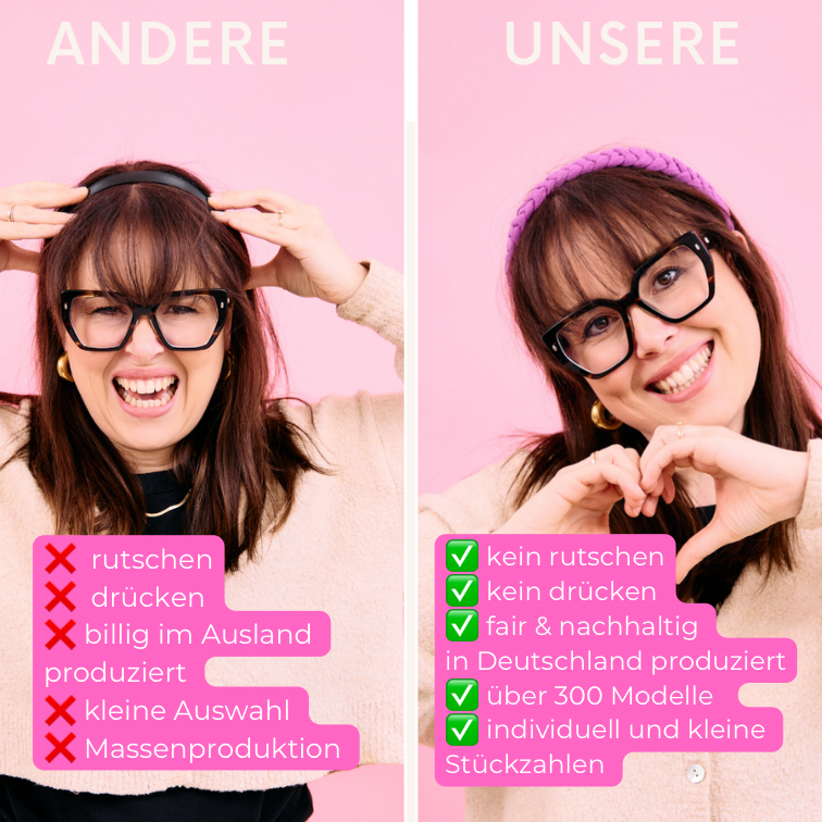 Frieda - oh leo pink Haarreif Knoten