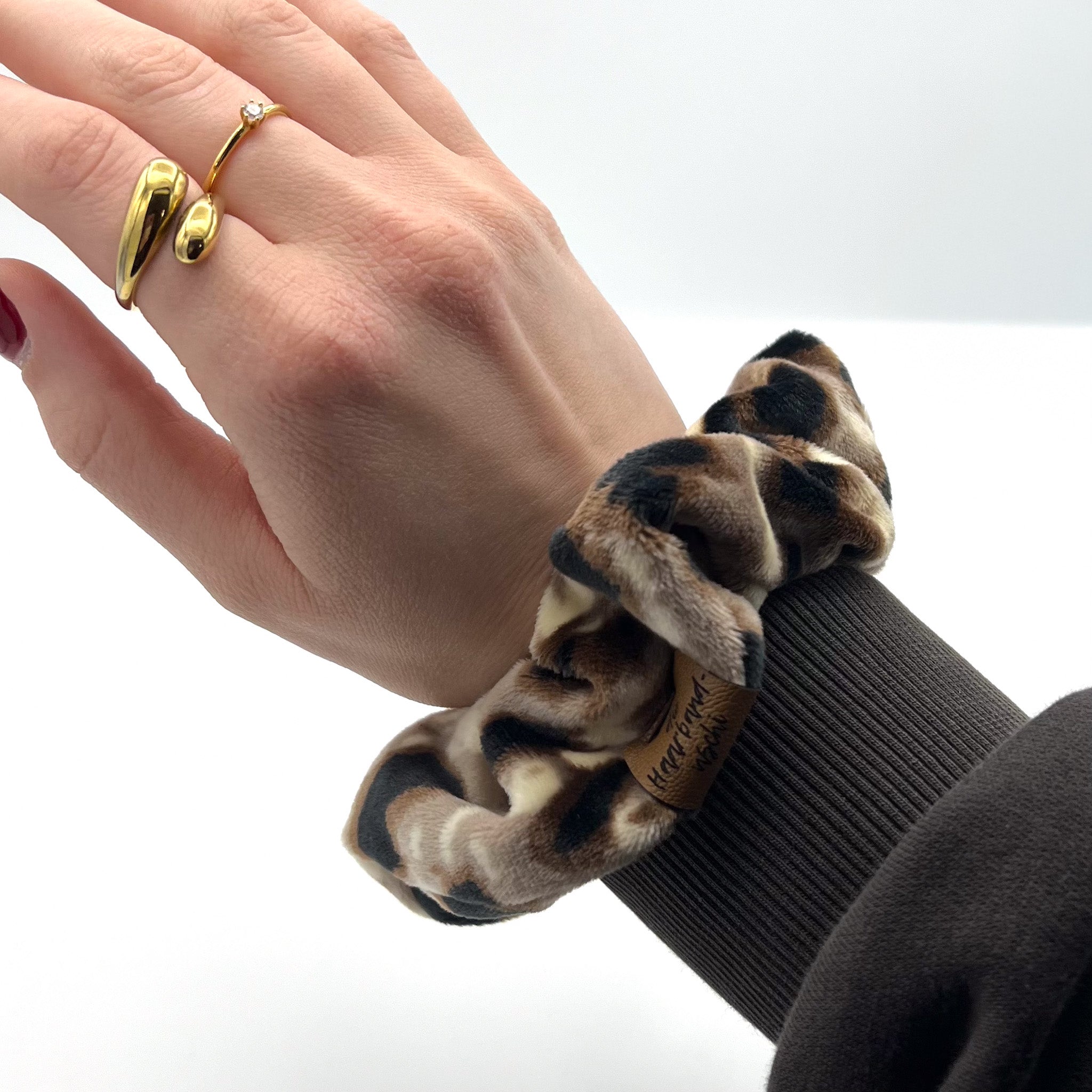 Scrunchie - Samt Leo
