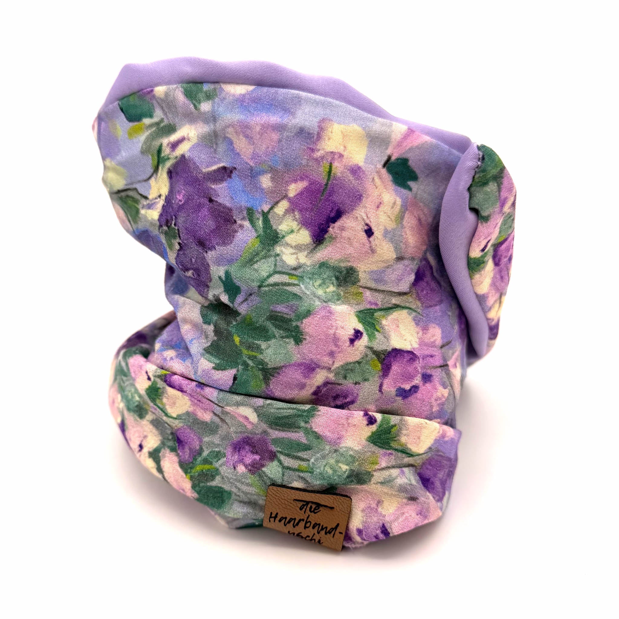 Drahthaarband Satin Flieder – Monets Garten
