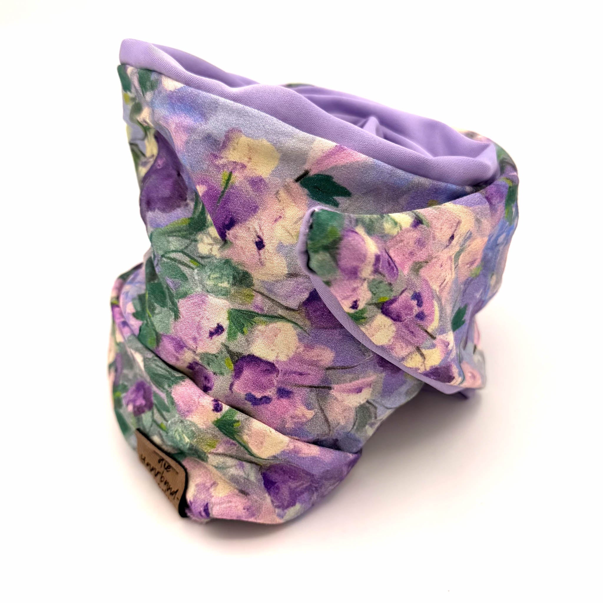 Drahthaarband Satin Flieder – Monets Garten