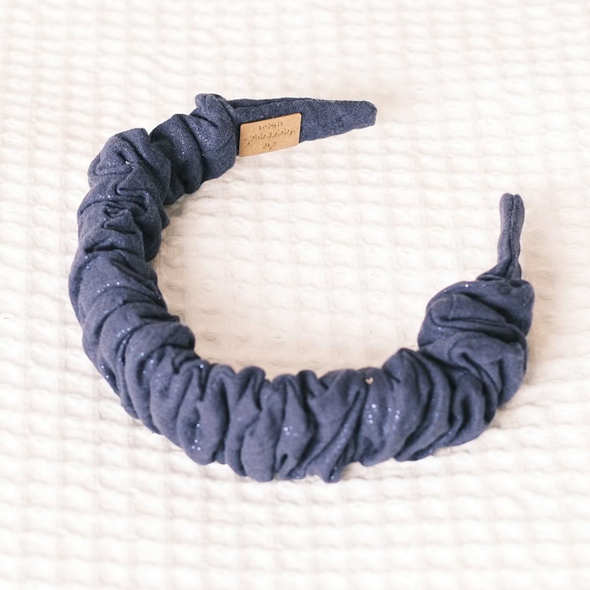 Ronja – Musselin Glitzer Blau