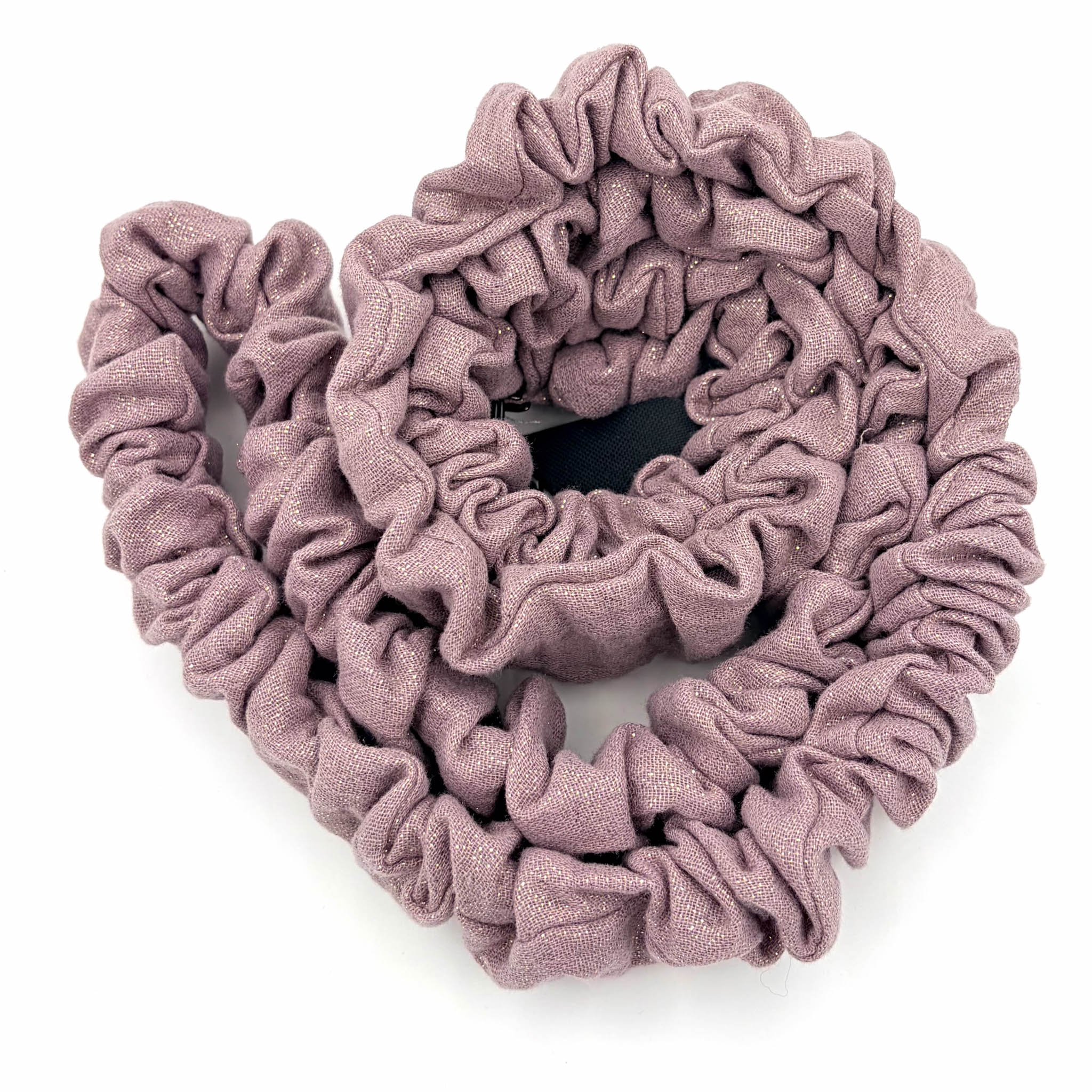 Handykette – Musselin Glitzer Flieder
