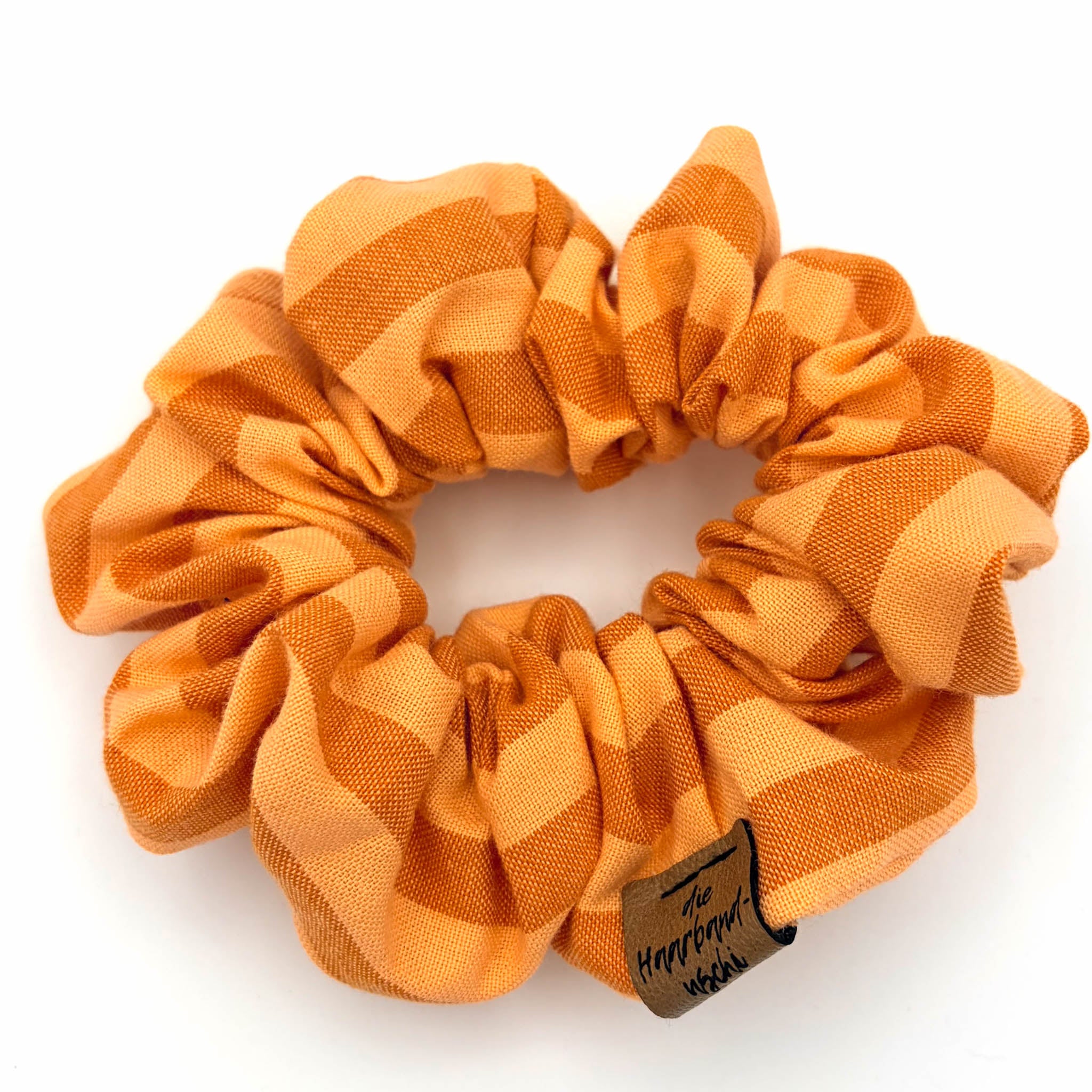 Scrunchie – Orangestreifen