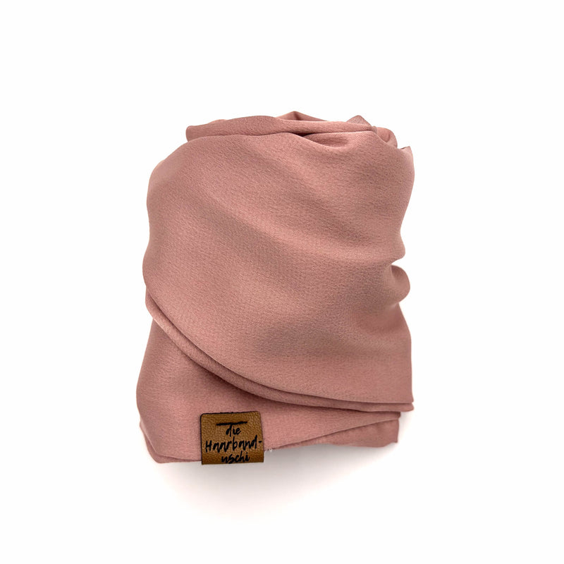 Drahthaarband Breit – Satin Rosa