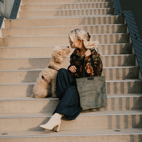 Shopper - Cord Grün