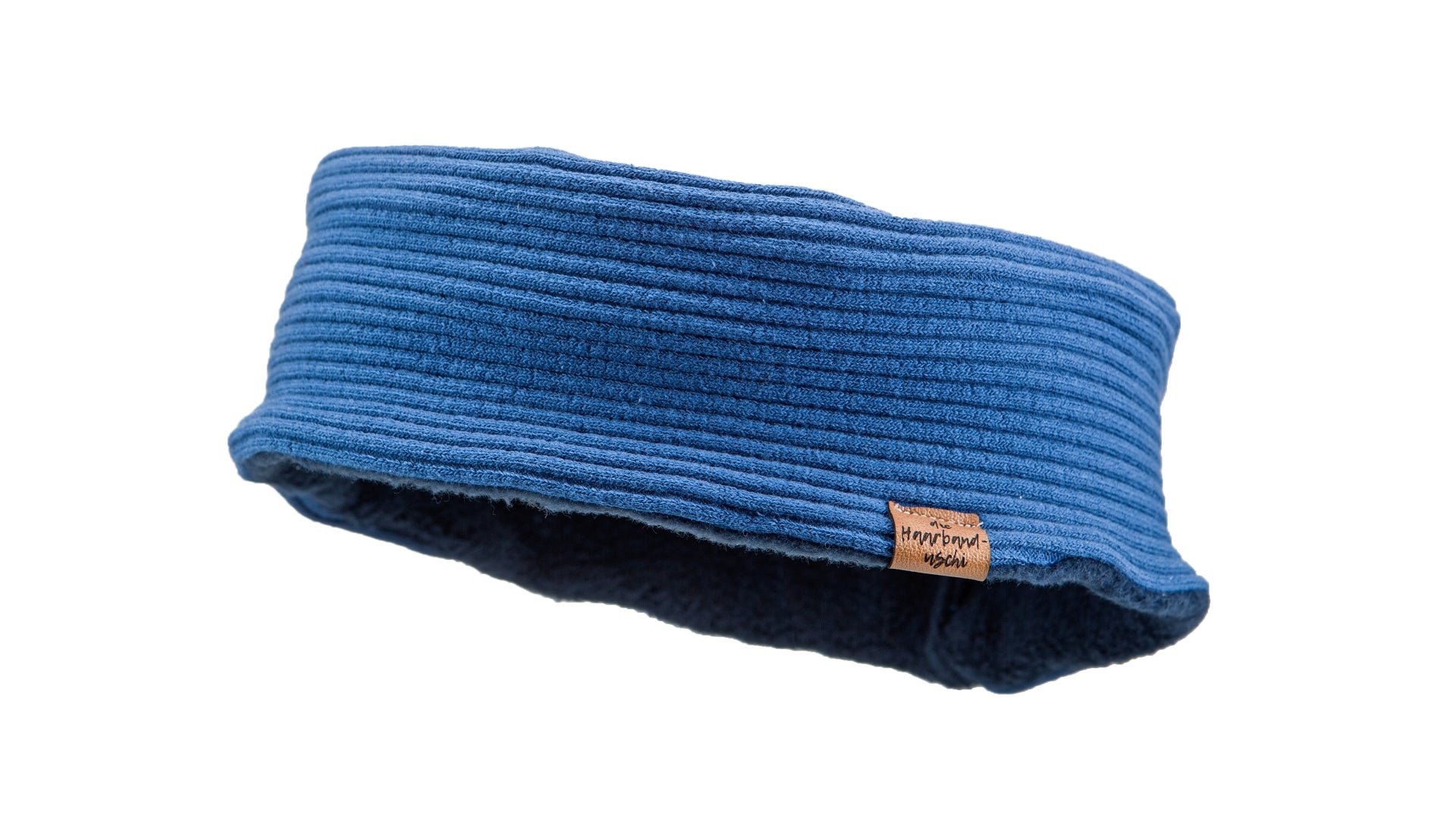 Stirnband sportlich gefüttert blau