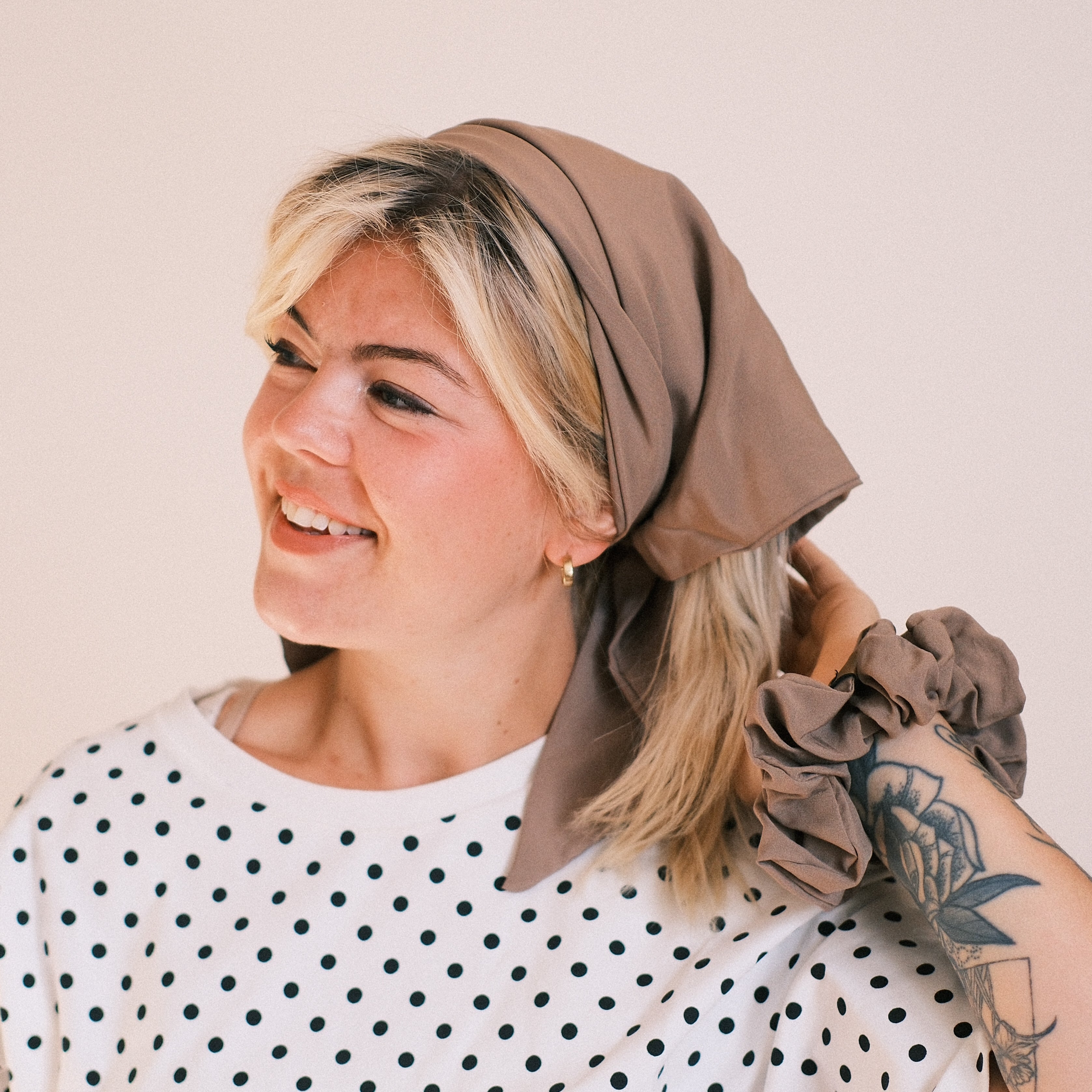 Bandana - soft touch Cocoa