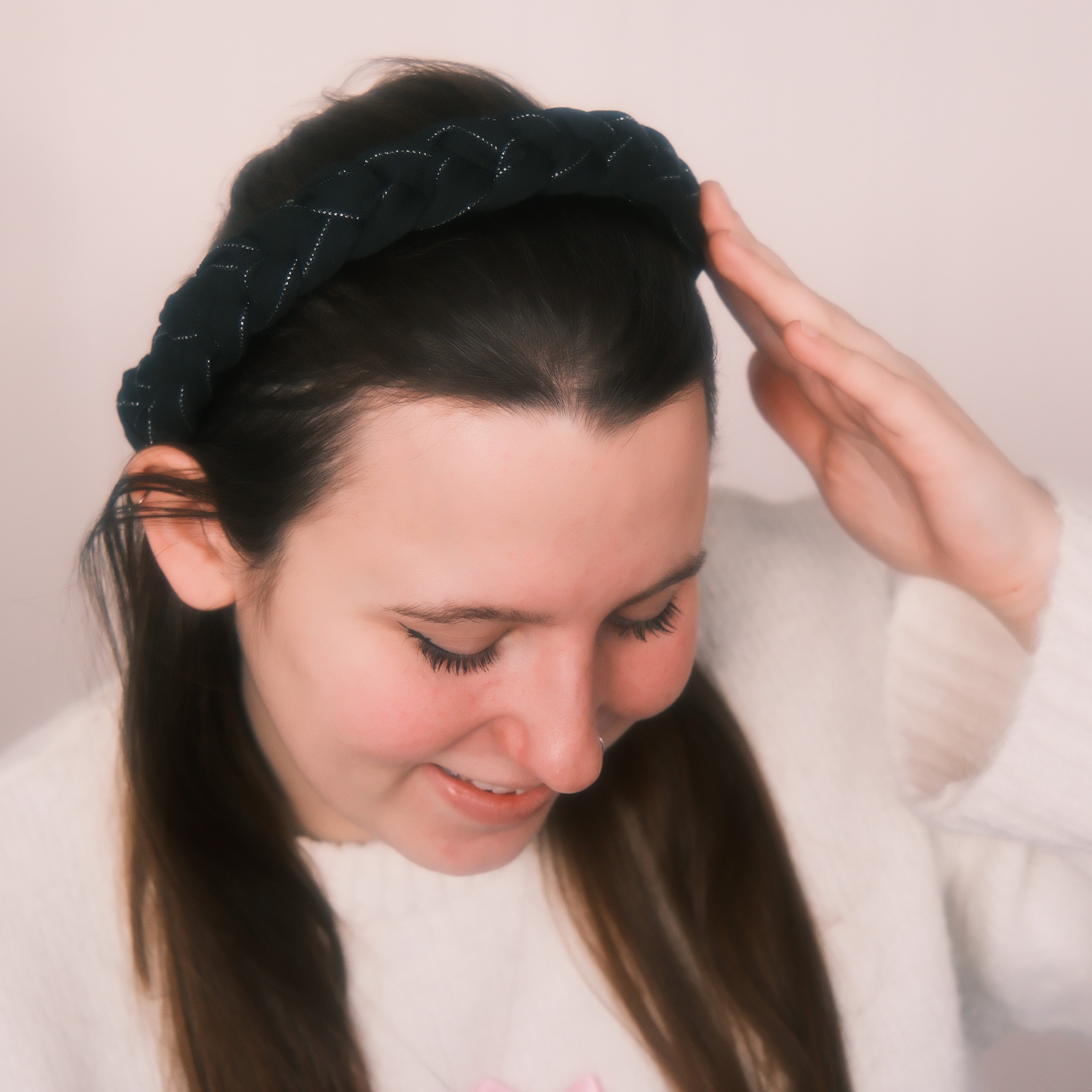 Luise - Streifen Silber