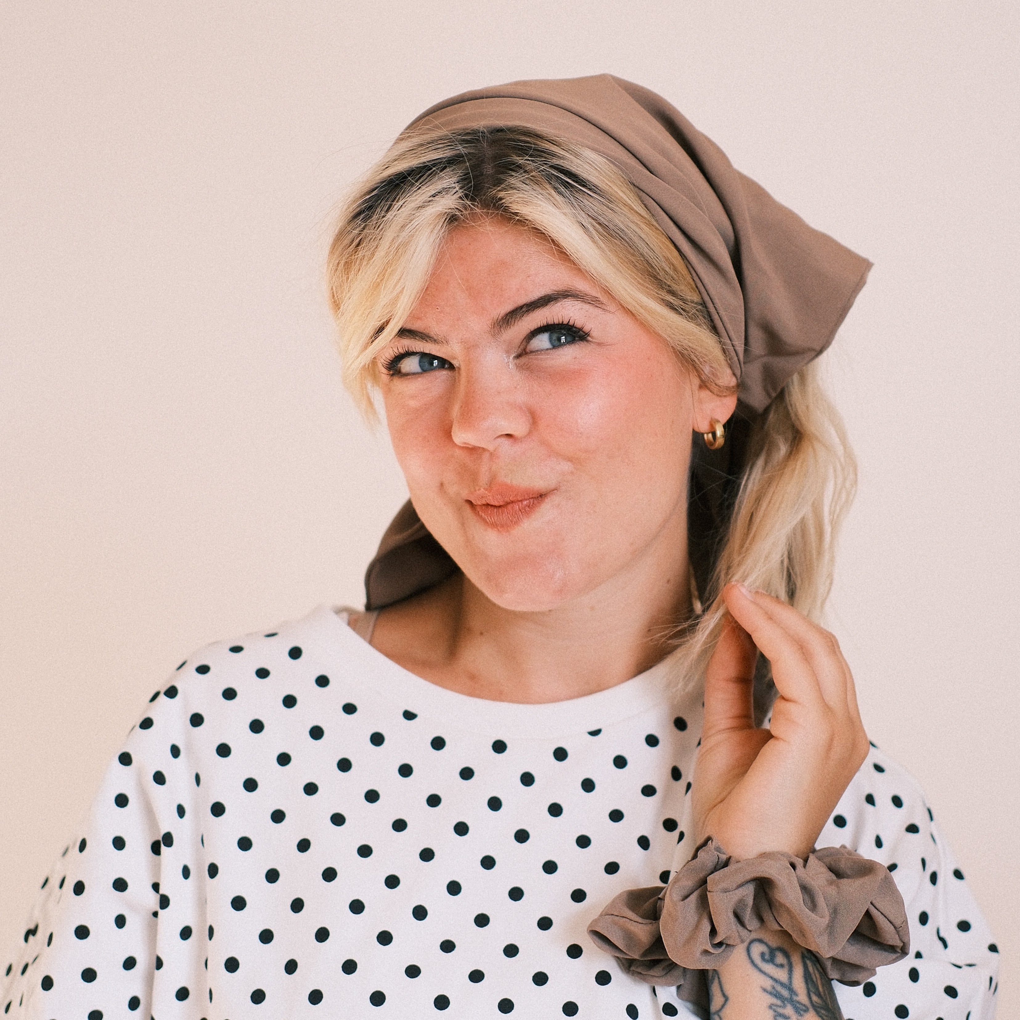 Bandana - soft touch Cocoa