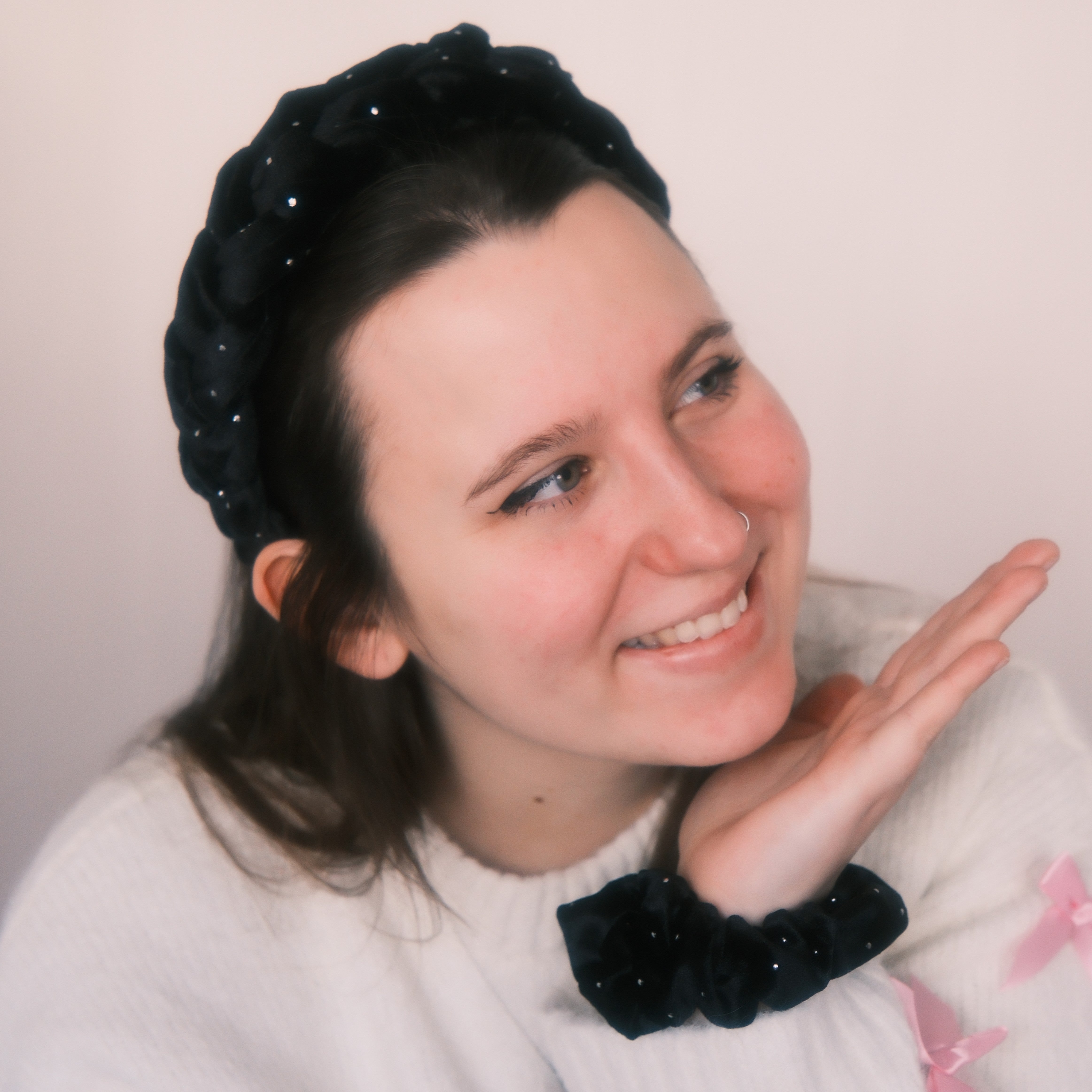 Lotte - Punkte Silber breit