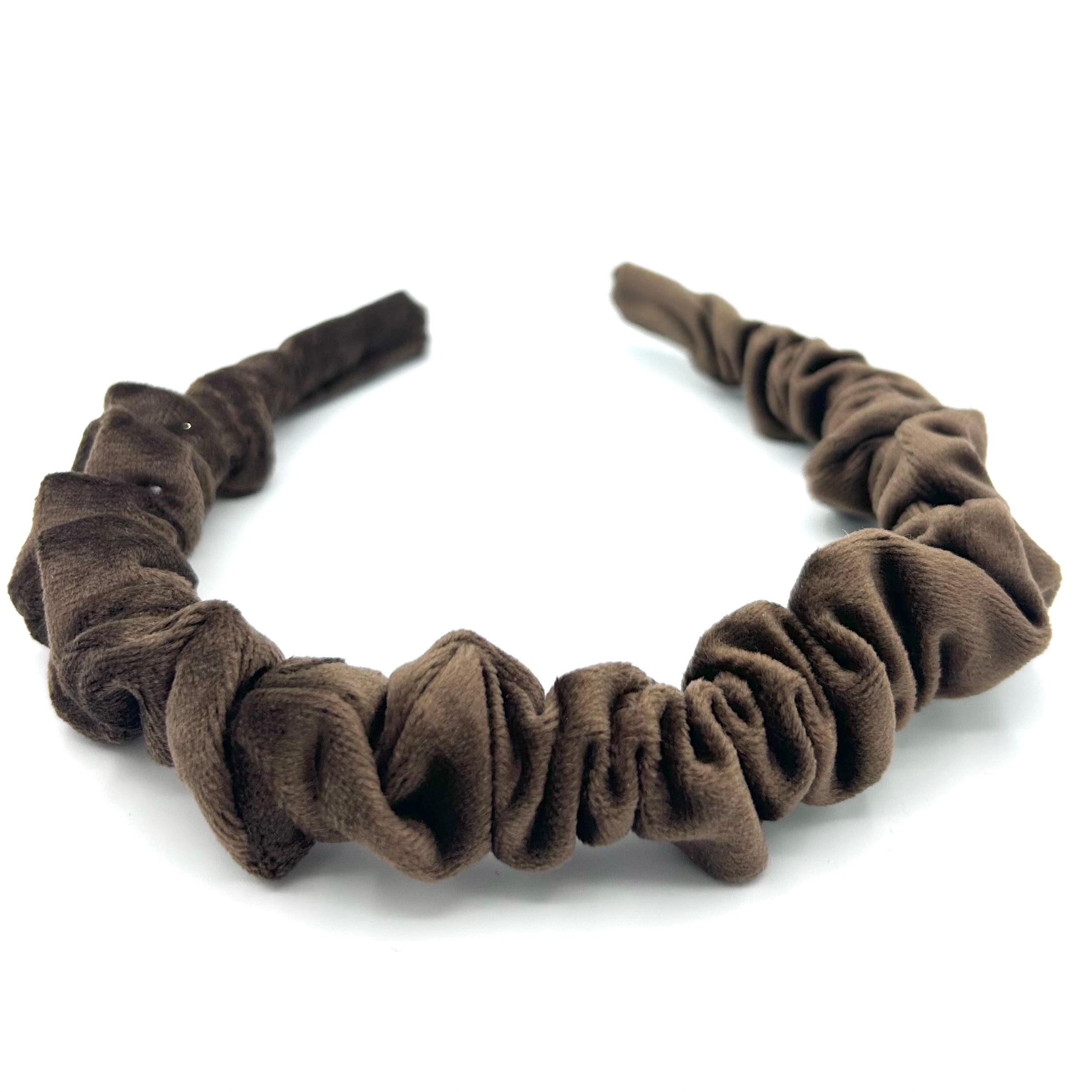 Hilde - Braun Haarreif gerafft