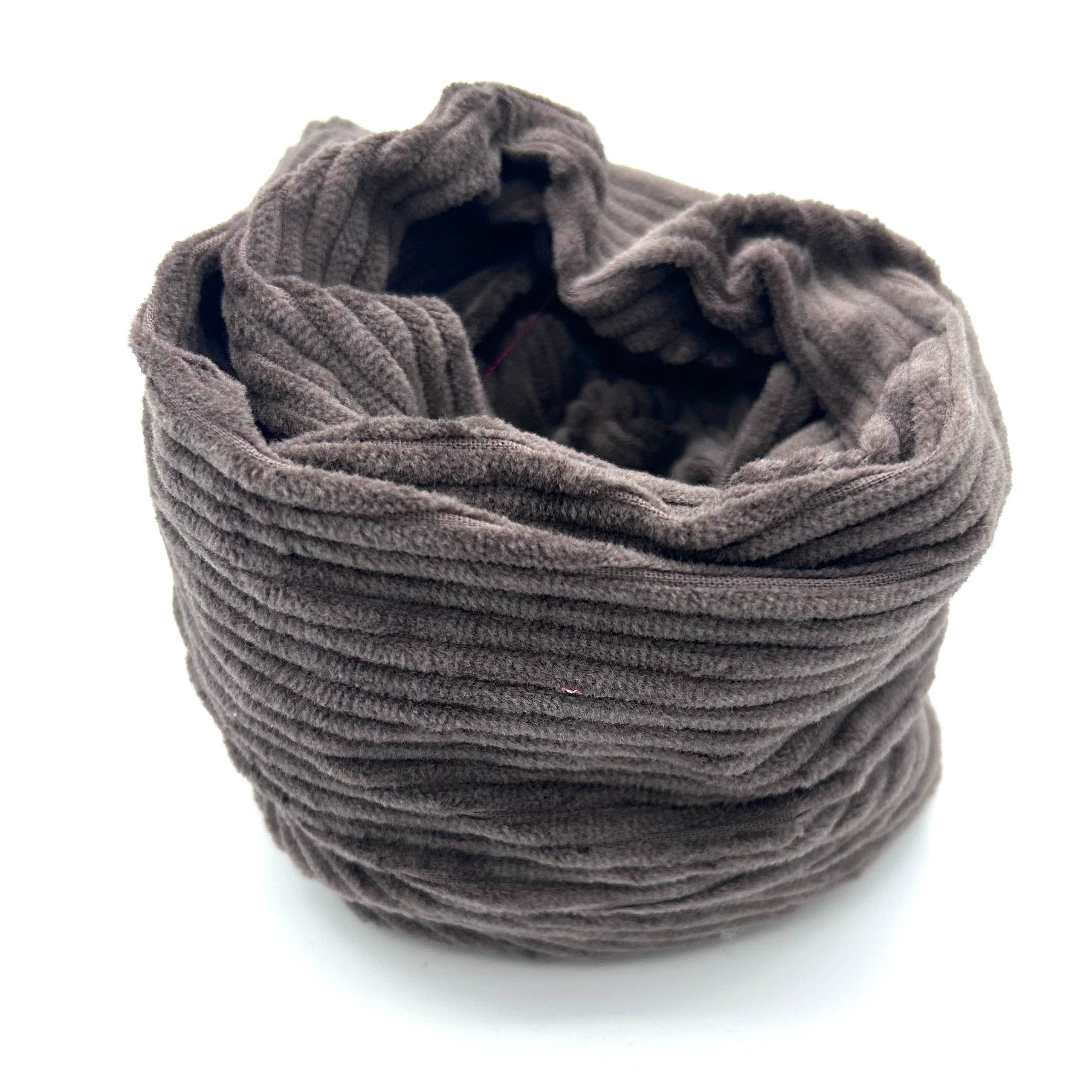 Drahthaarband breit - Cord Taupe