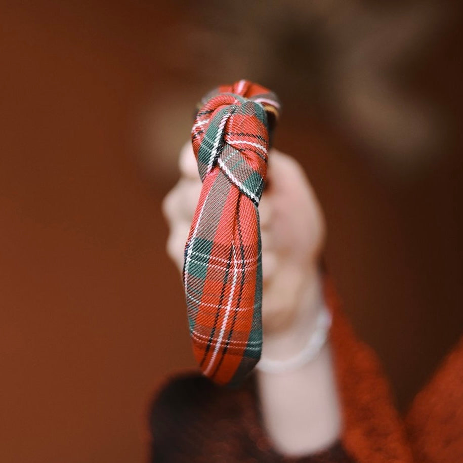 Weihnachtshaarreif Knoten rot