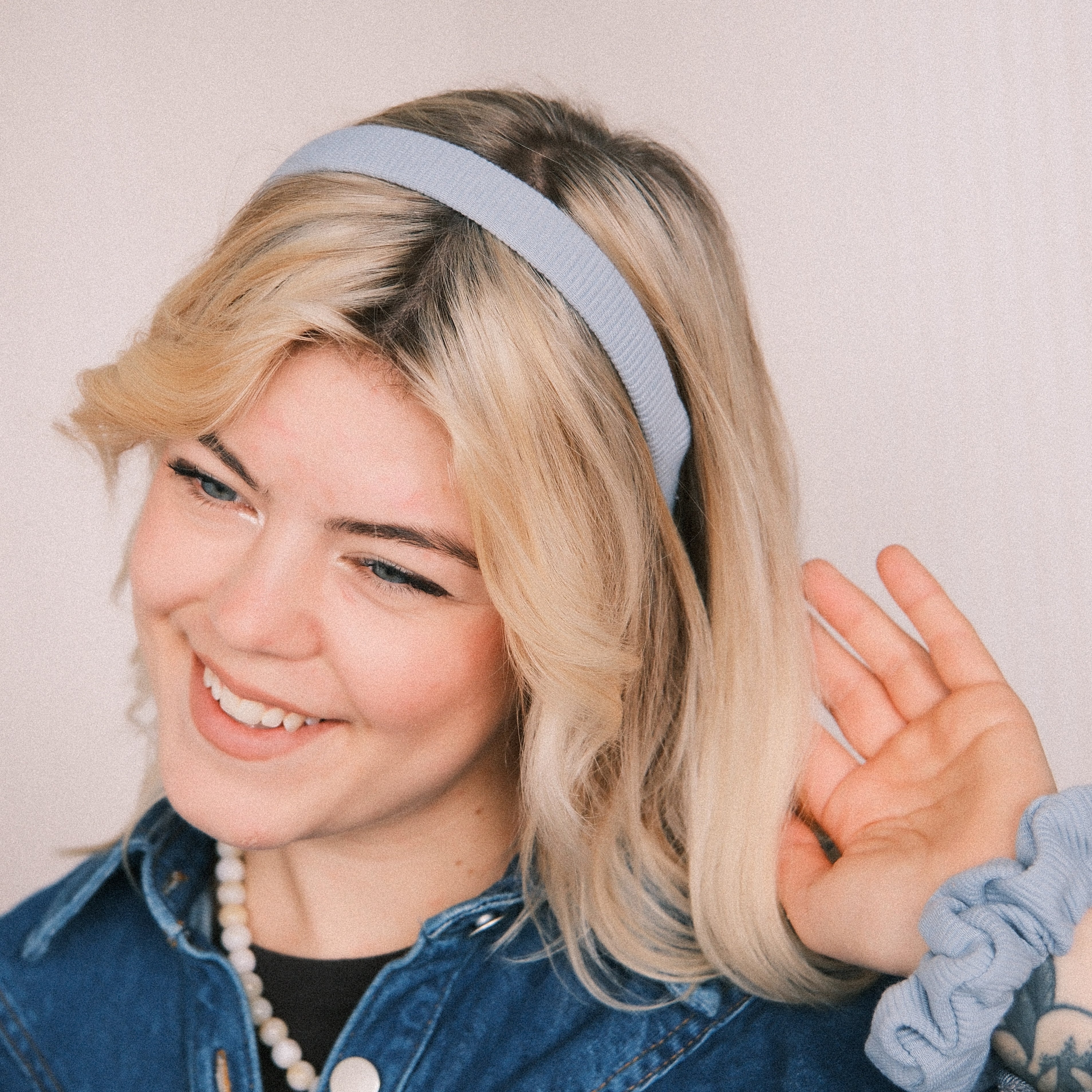 Anna - Soft Rib Blaugrau