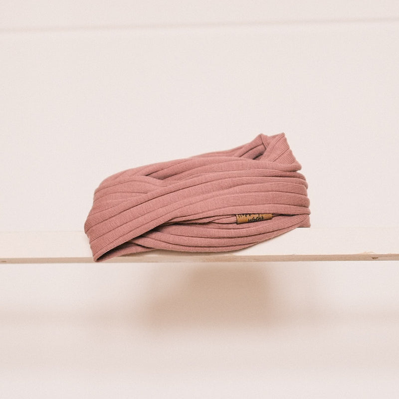 Drahthaarband schmal - Sporty Rib Mauve