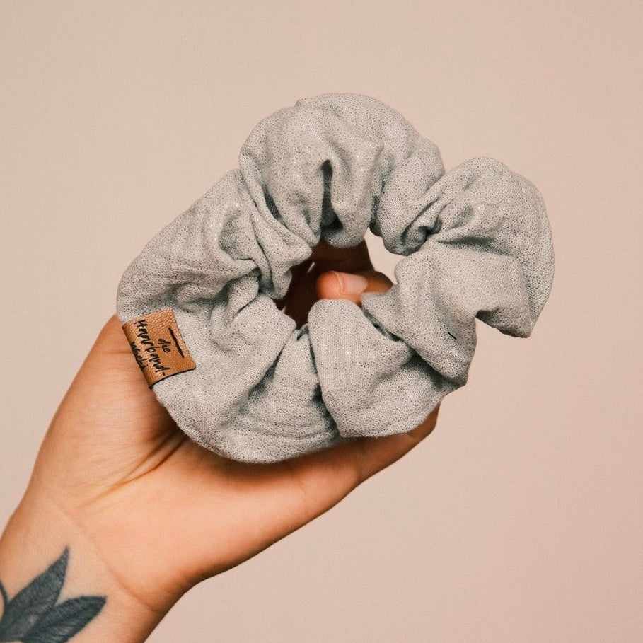Scrunchie Glitzer Mint