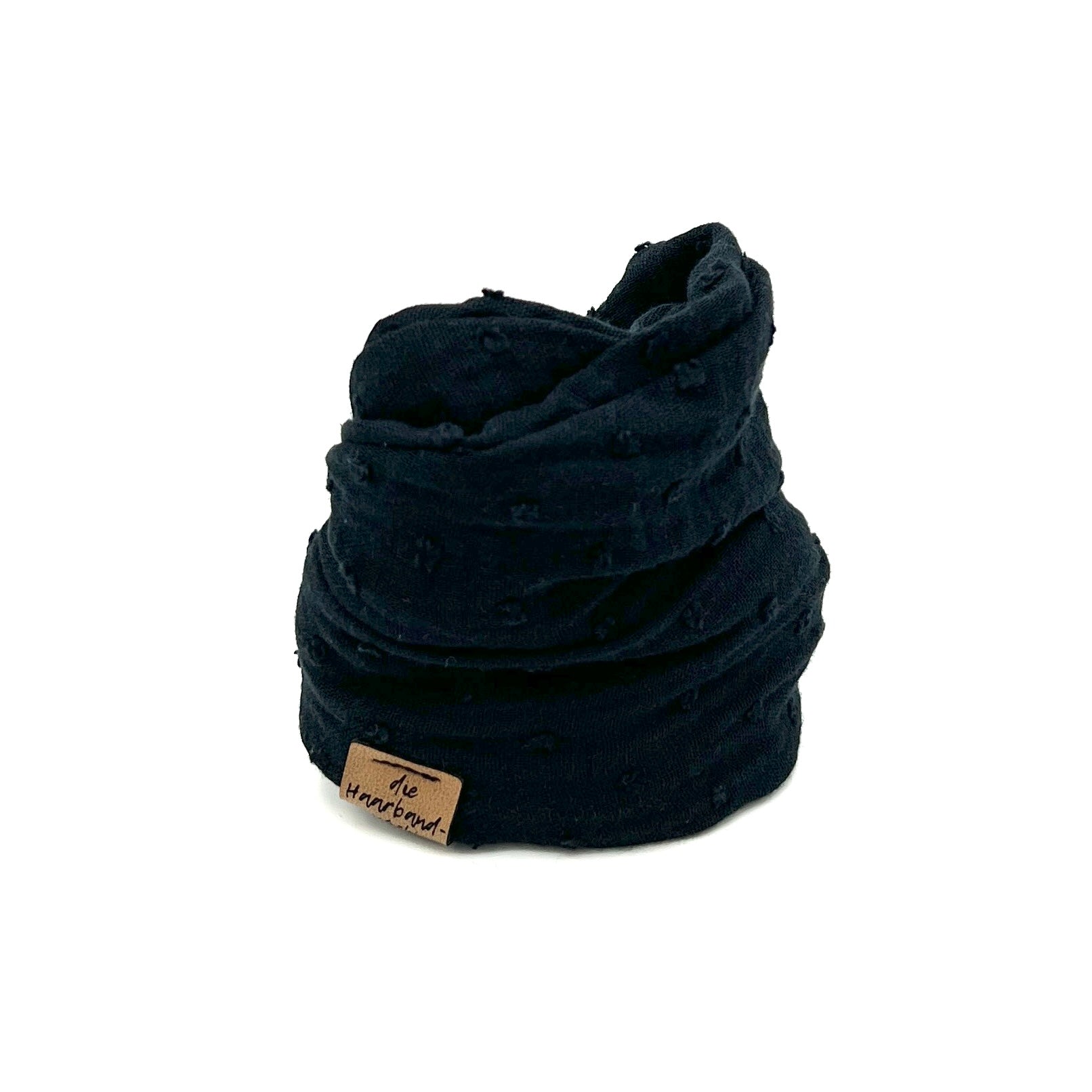 Dutti Musselin Dots Schwarz