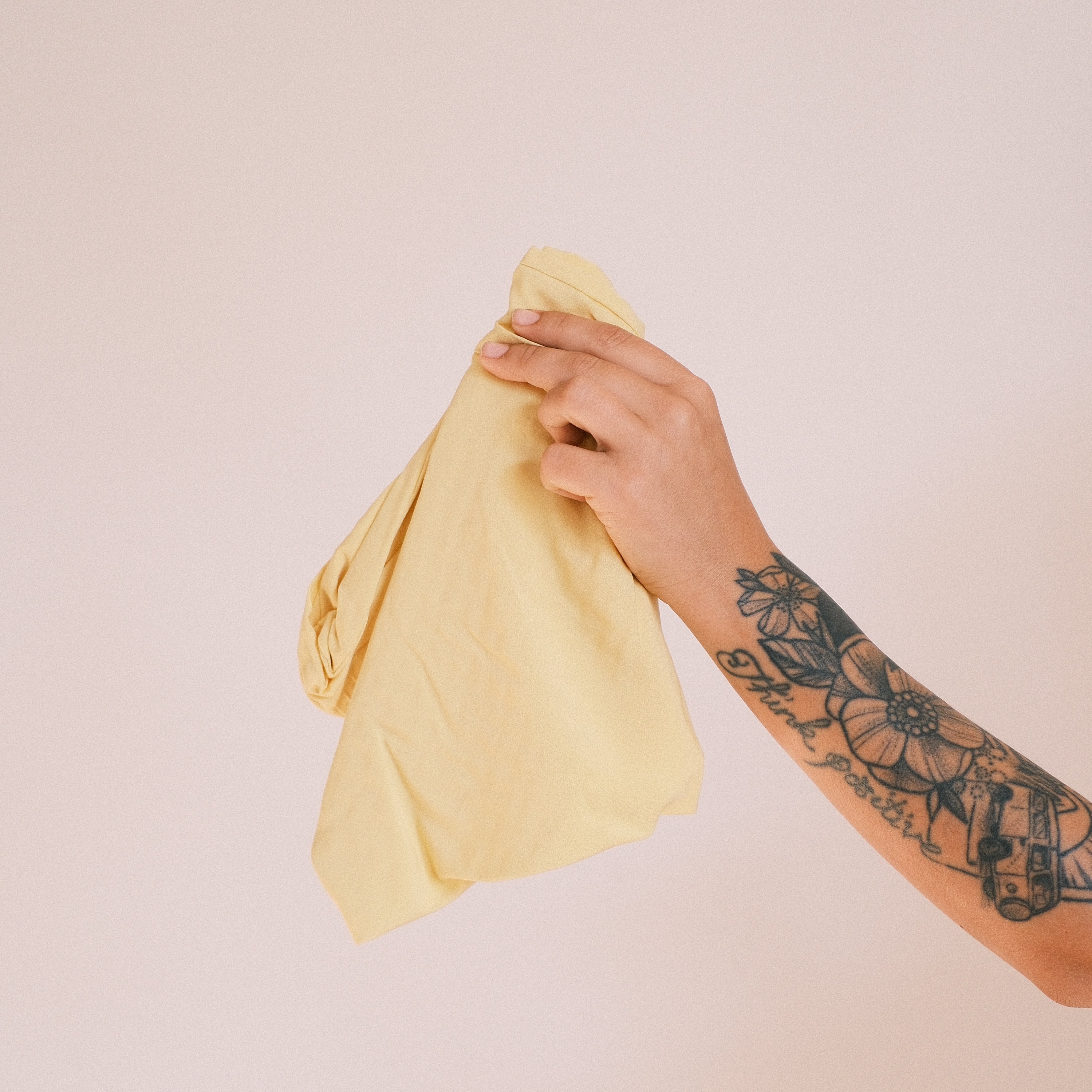 XXL Dreieckstuch  - soft touch Butteryellow
