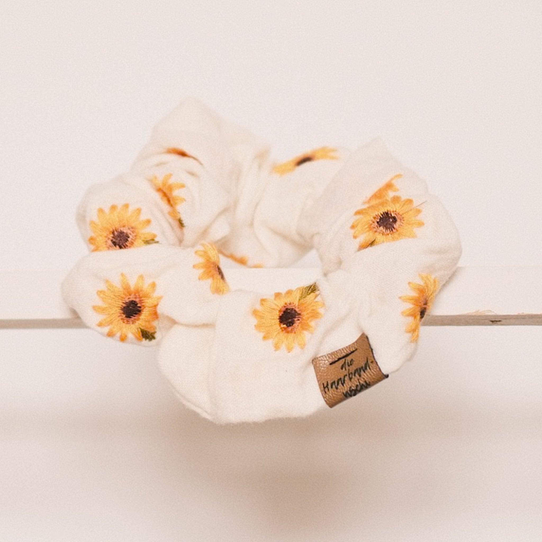 Scrunchie - Sonnenblume Creme