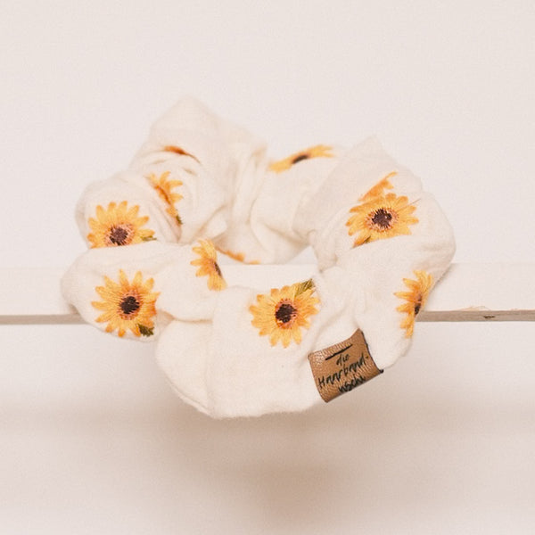 Scrunchie - Sonnenblume Creme