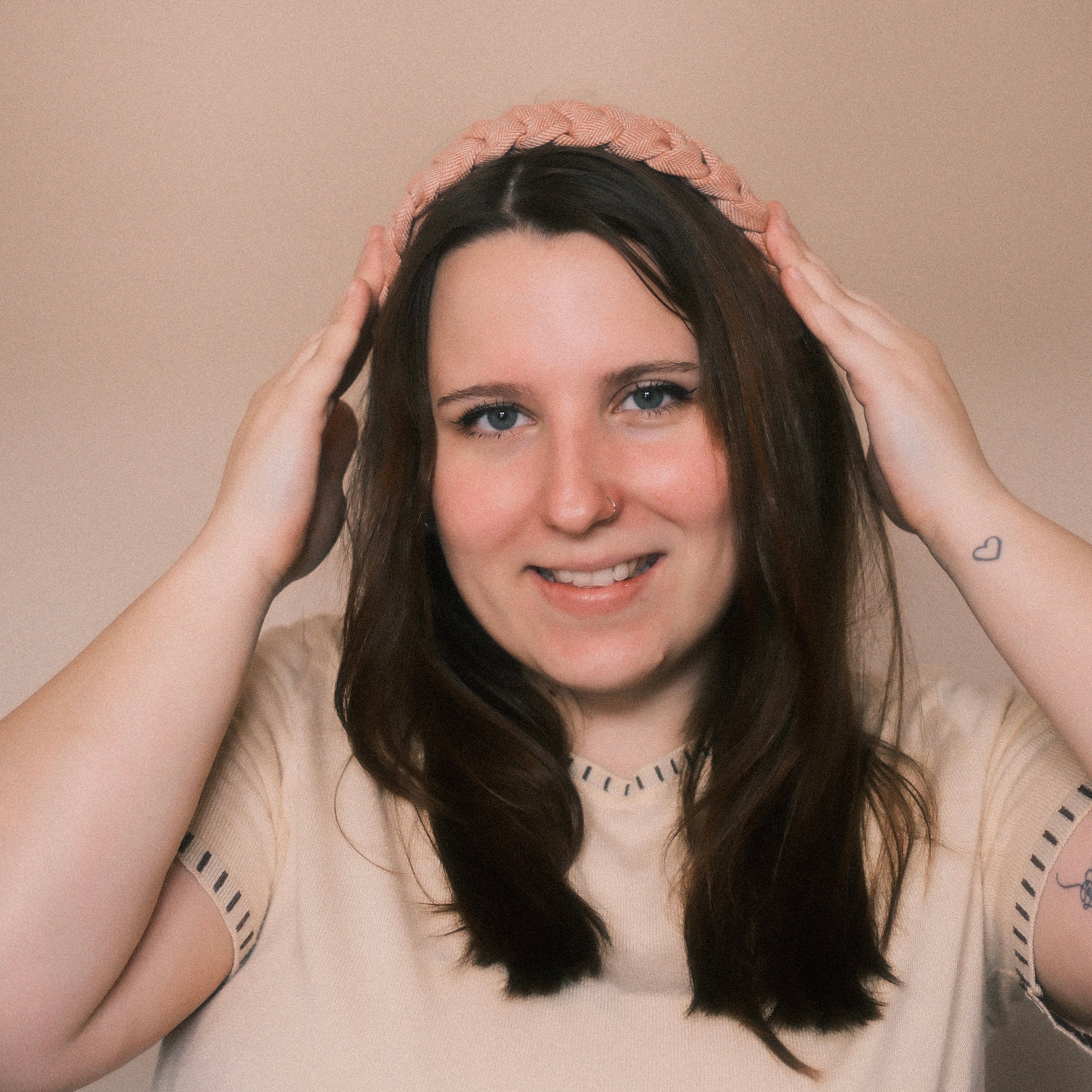 Luise - Fischgräten Rostorange