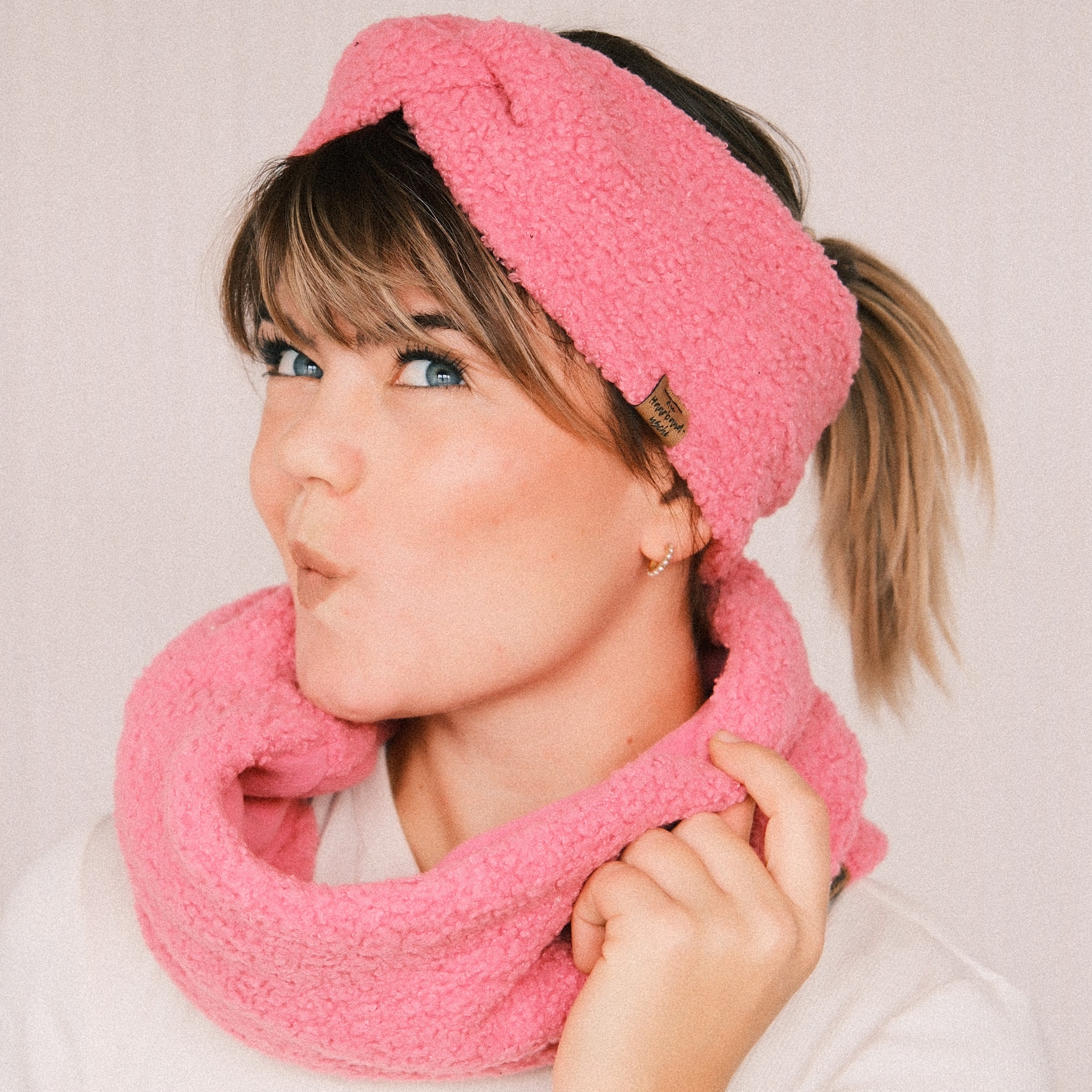 Loop - Teddy Frozen Pink