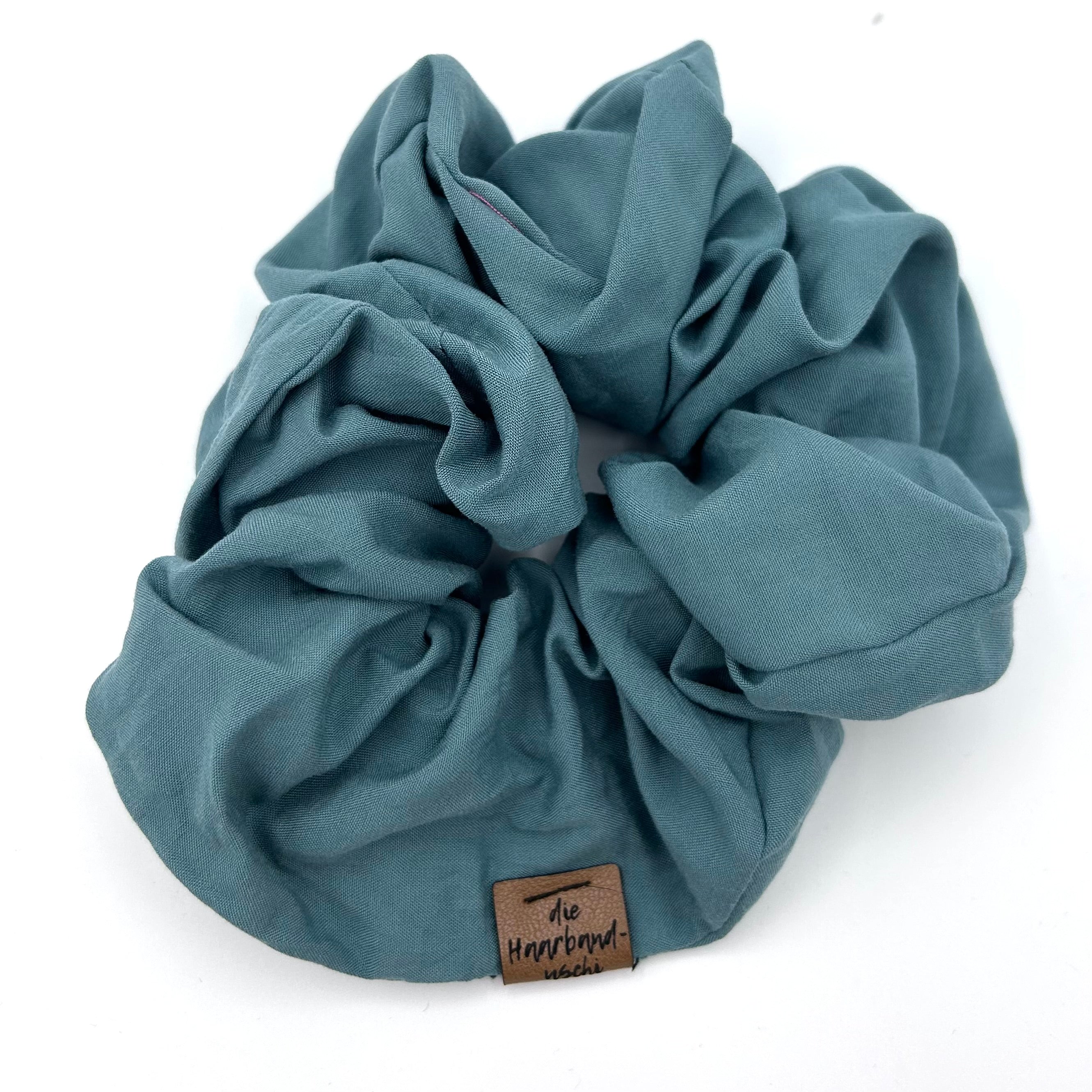 Big Scrunchie - soft touch Aqua