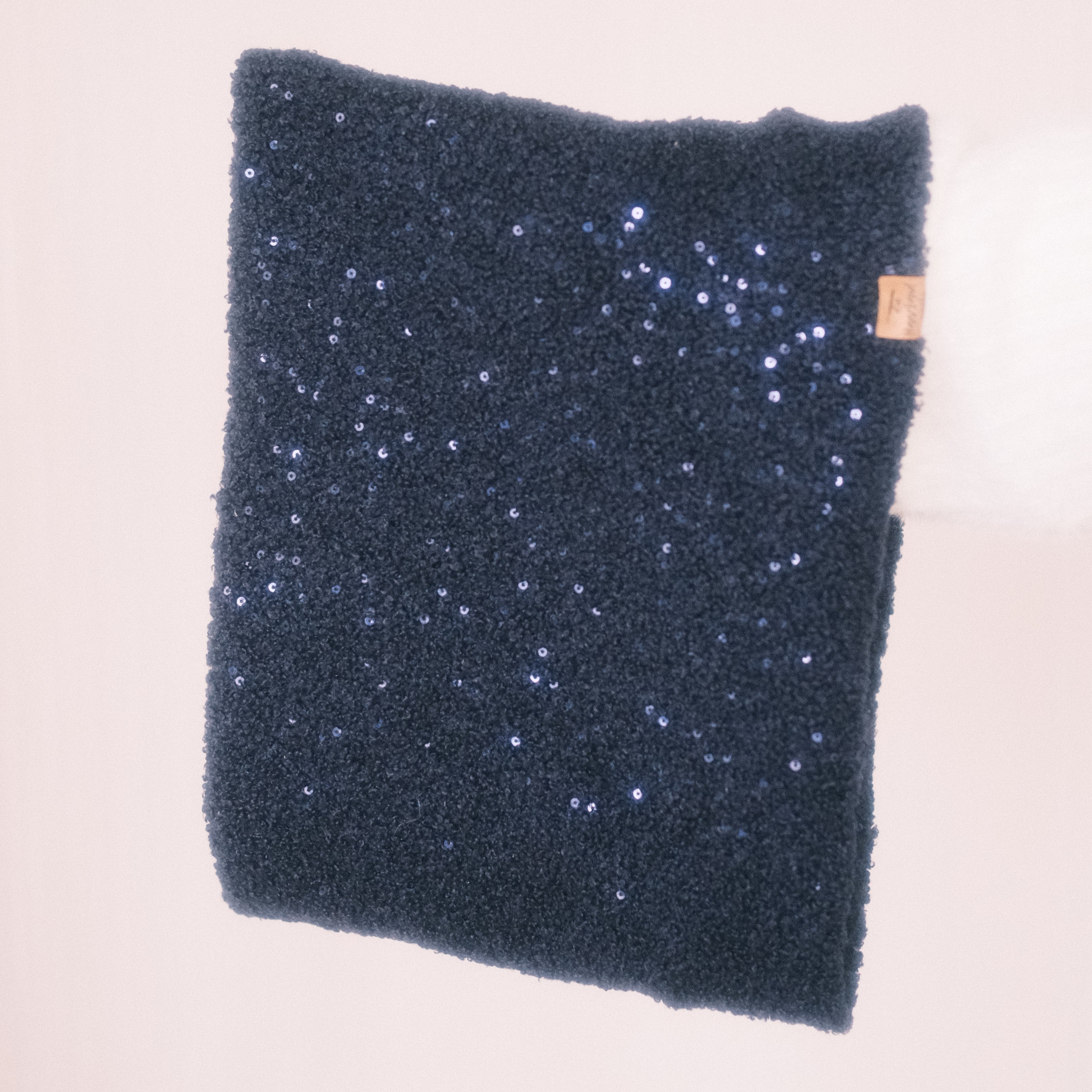 Loop - Teddy Pailletten Dunkelblau