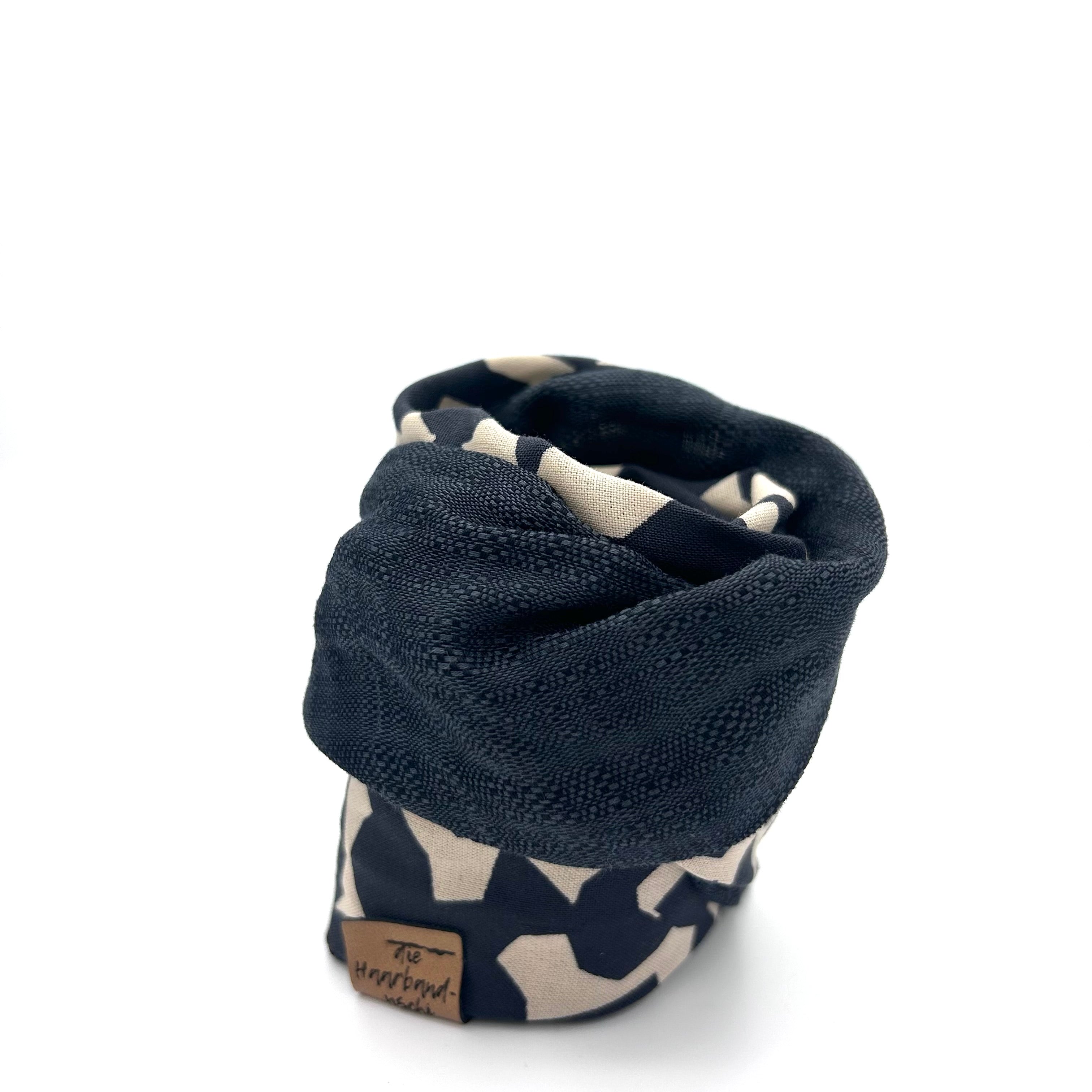 Drahthaarband 2 Seiten - Abstrakt Schwarz