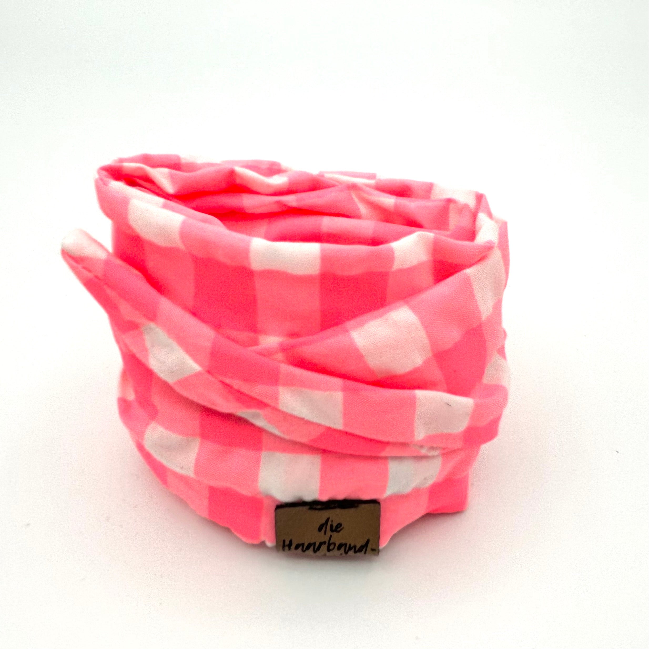 Drahthaarband Neon pink