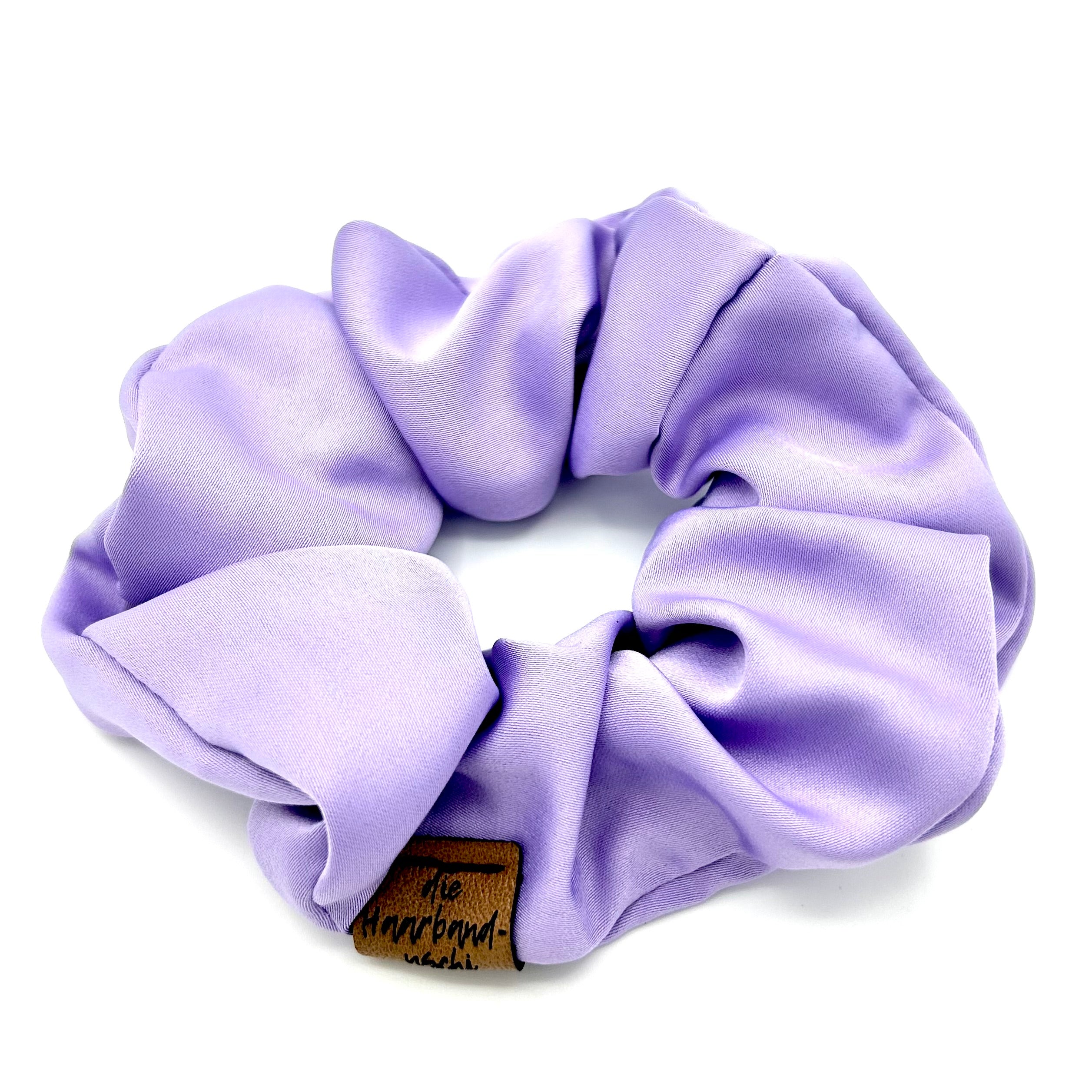 Scrunchie Satin Flieder