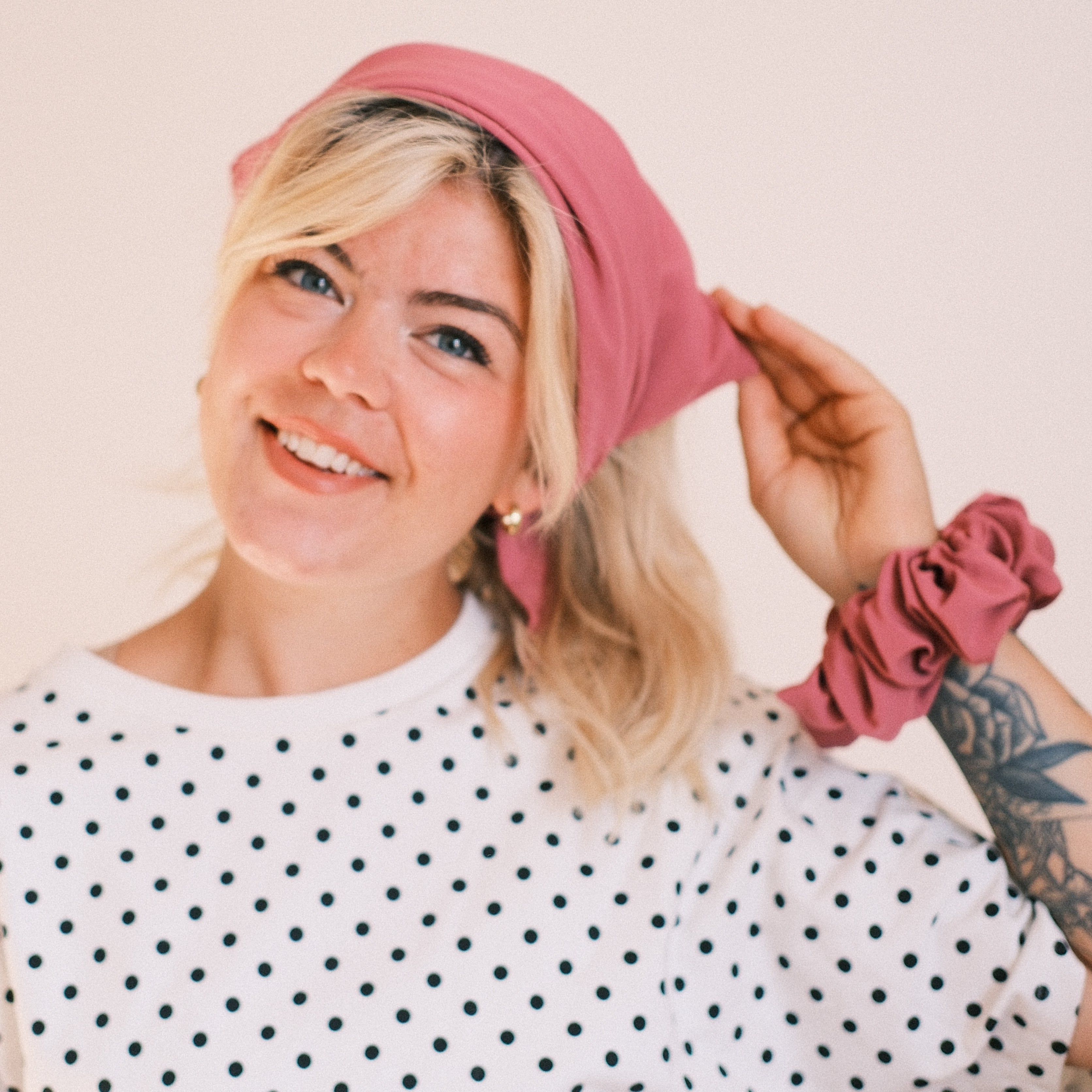 Bandana - soft touch Fuchsia