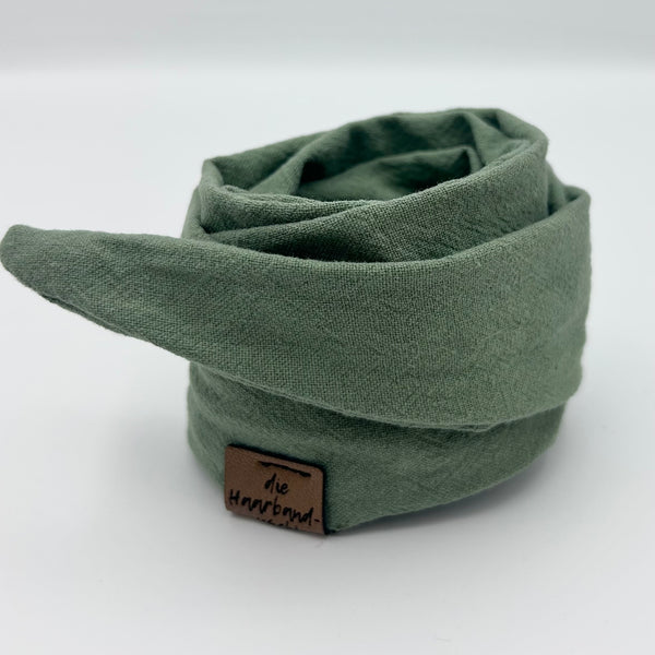 Drahthaarband schmal - Military Green