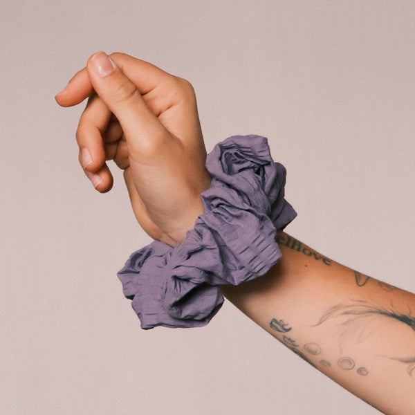 3er Big Scrunchie Set - Berry Bloom