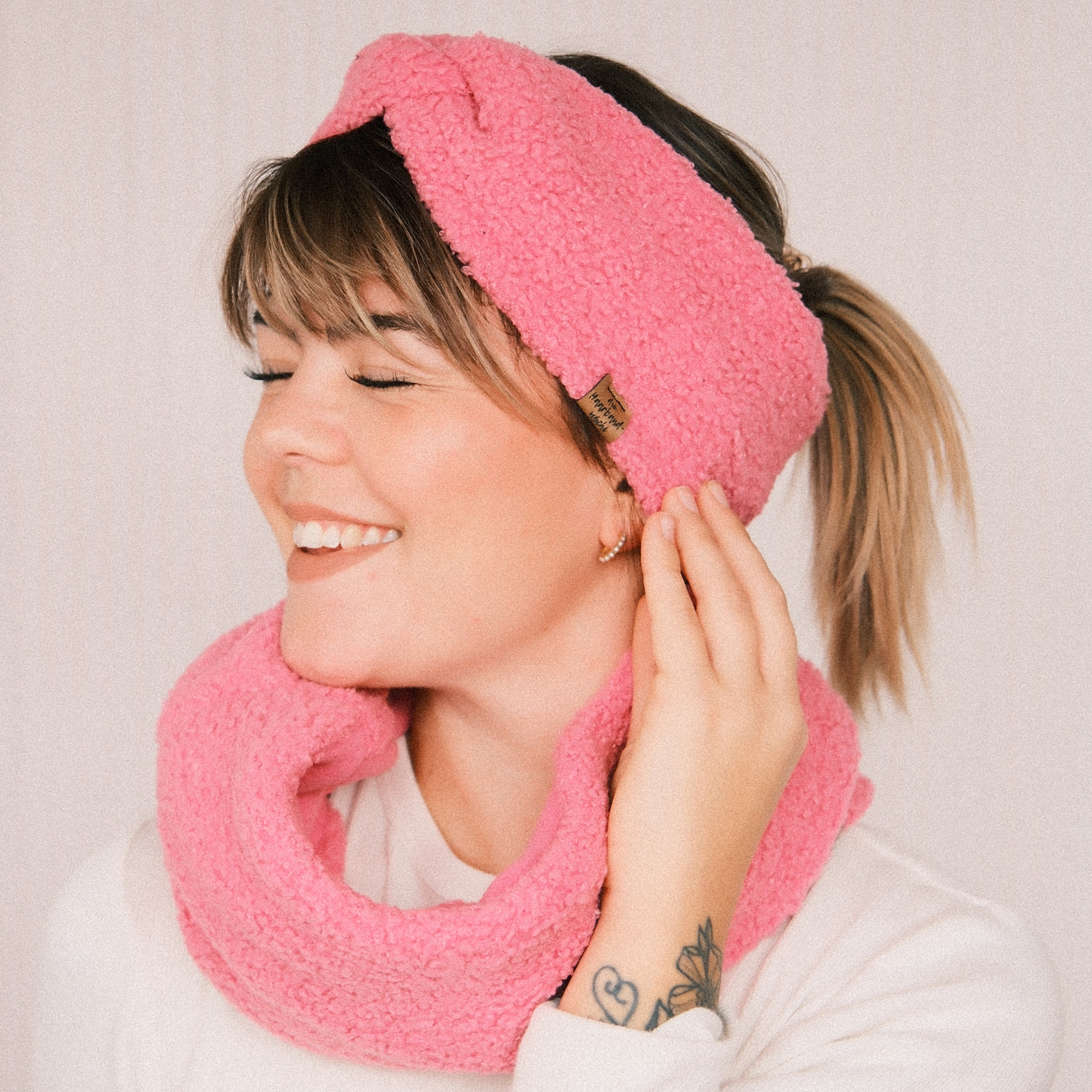 Loop - Teddy Frozen Pink