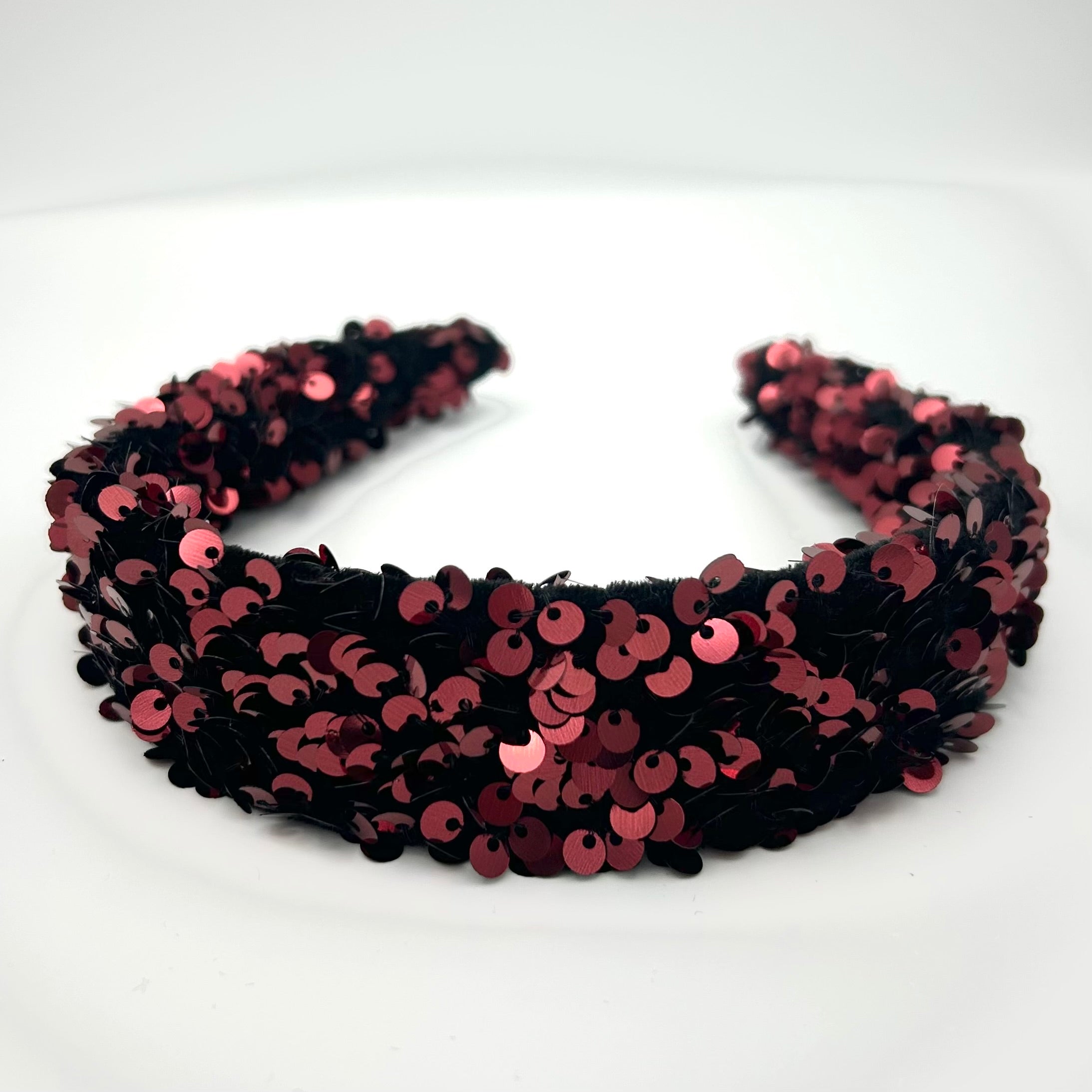 Anne Pailletten Bordeaux Haarreif