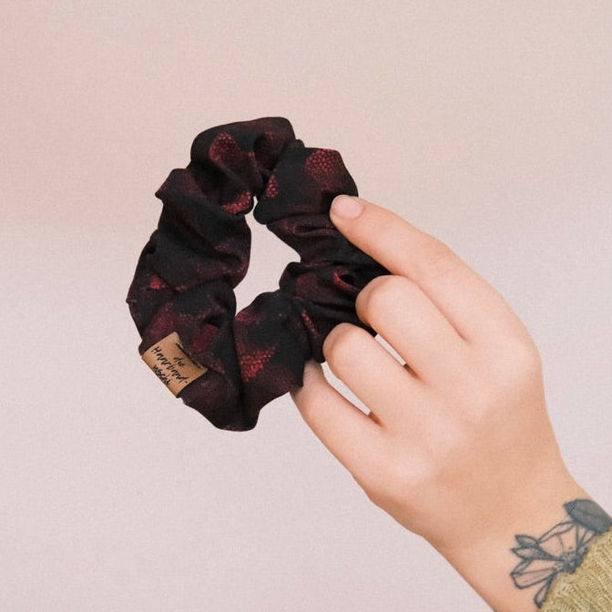Scrunchie - Rubinschatten